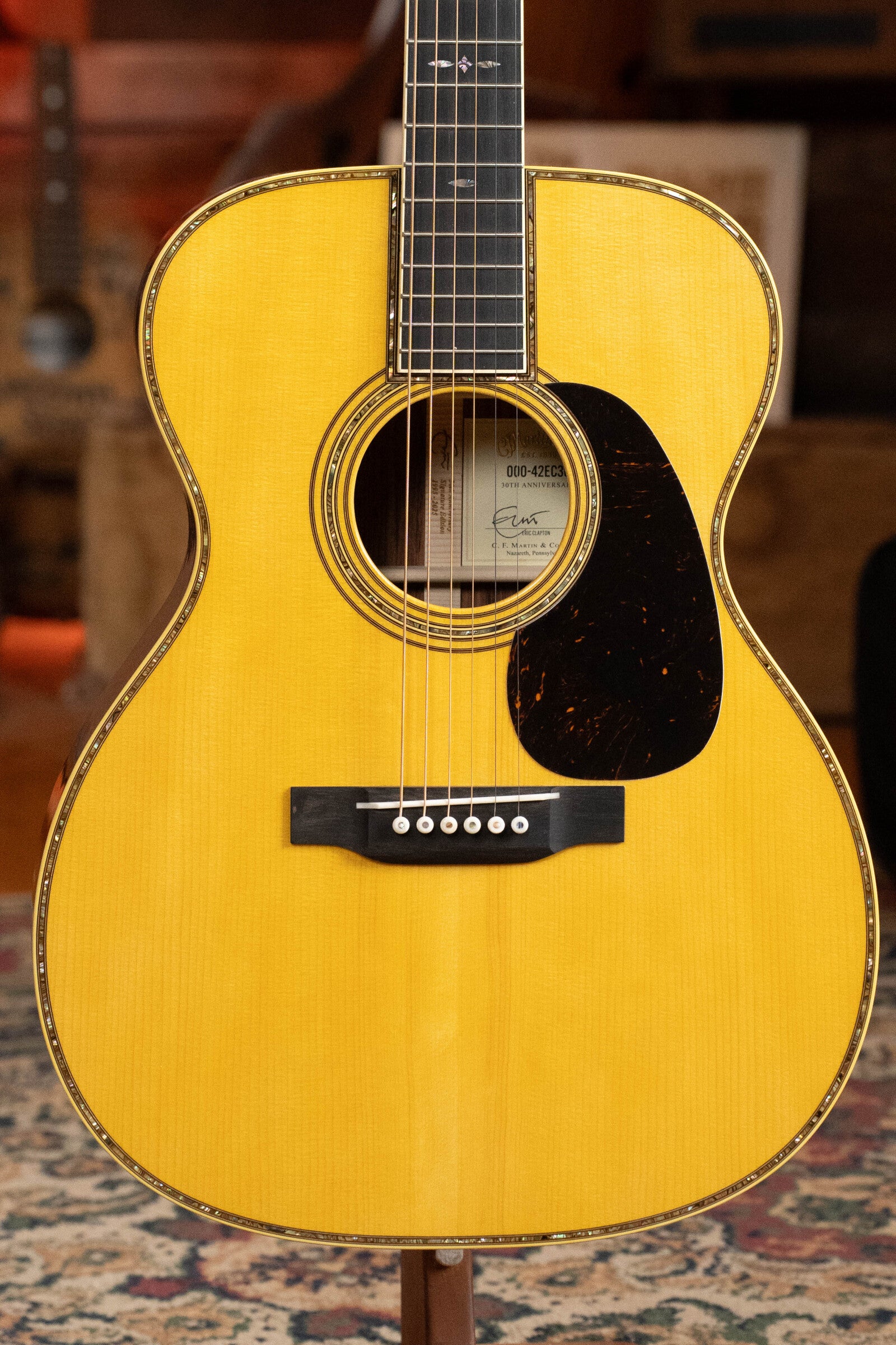 Martin OOO-42EC 30th Anniversary Adirondack/Guatemalan Rosewood Vintage Gloss OOO Acoustic Guitar #7796