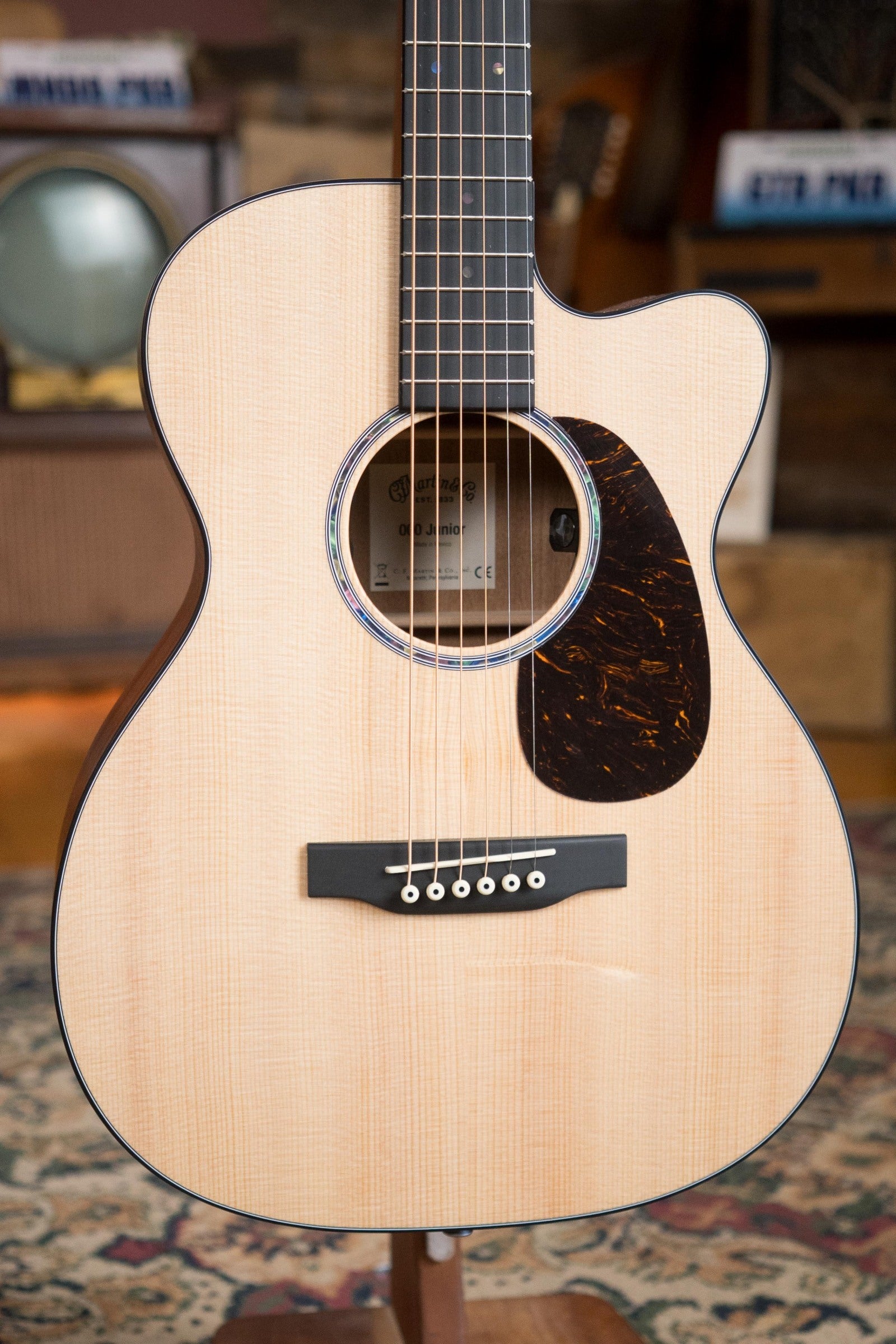 Martin OOO Jr CE Spruce/Sapele OOO Cutaway Guitar w/Martin Electronics #4755