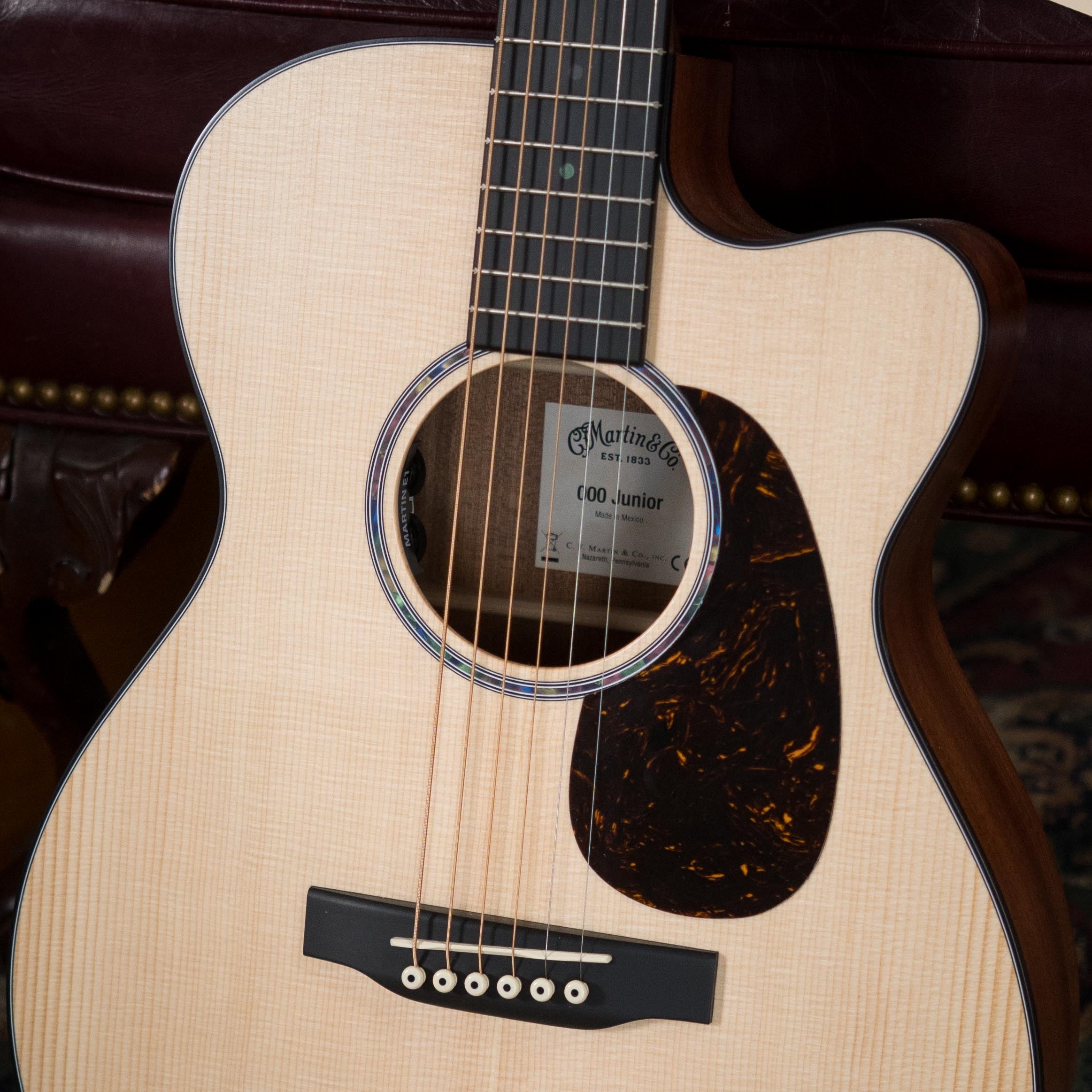 Martin OOO Jr CE Spruce/Sapele OOO Cutaway Guitar w/Martin Electronics #4757