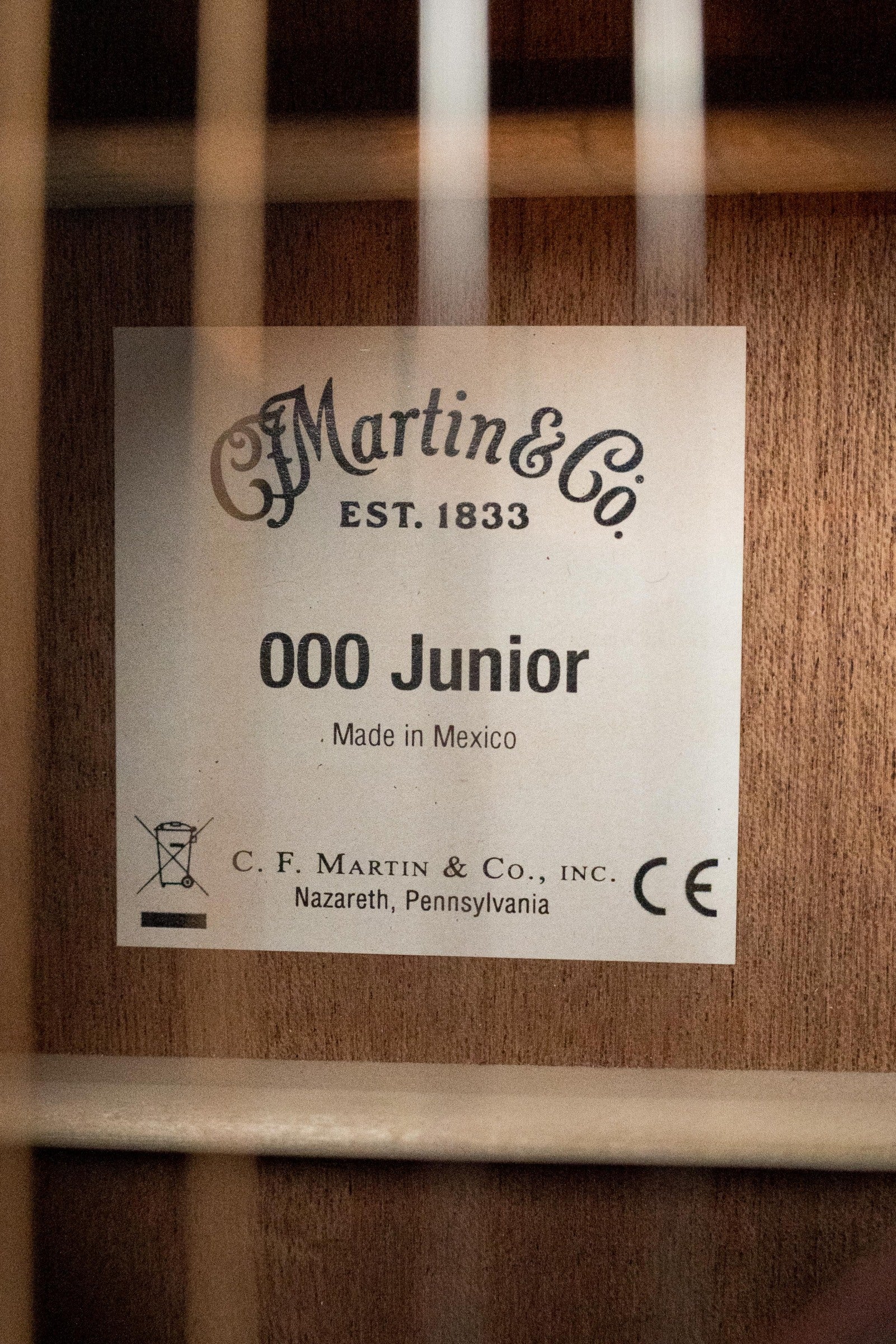 Martin OOO Jr E All Sapele OOO Guitar w/Martin Electronics #4823