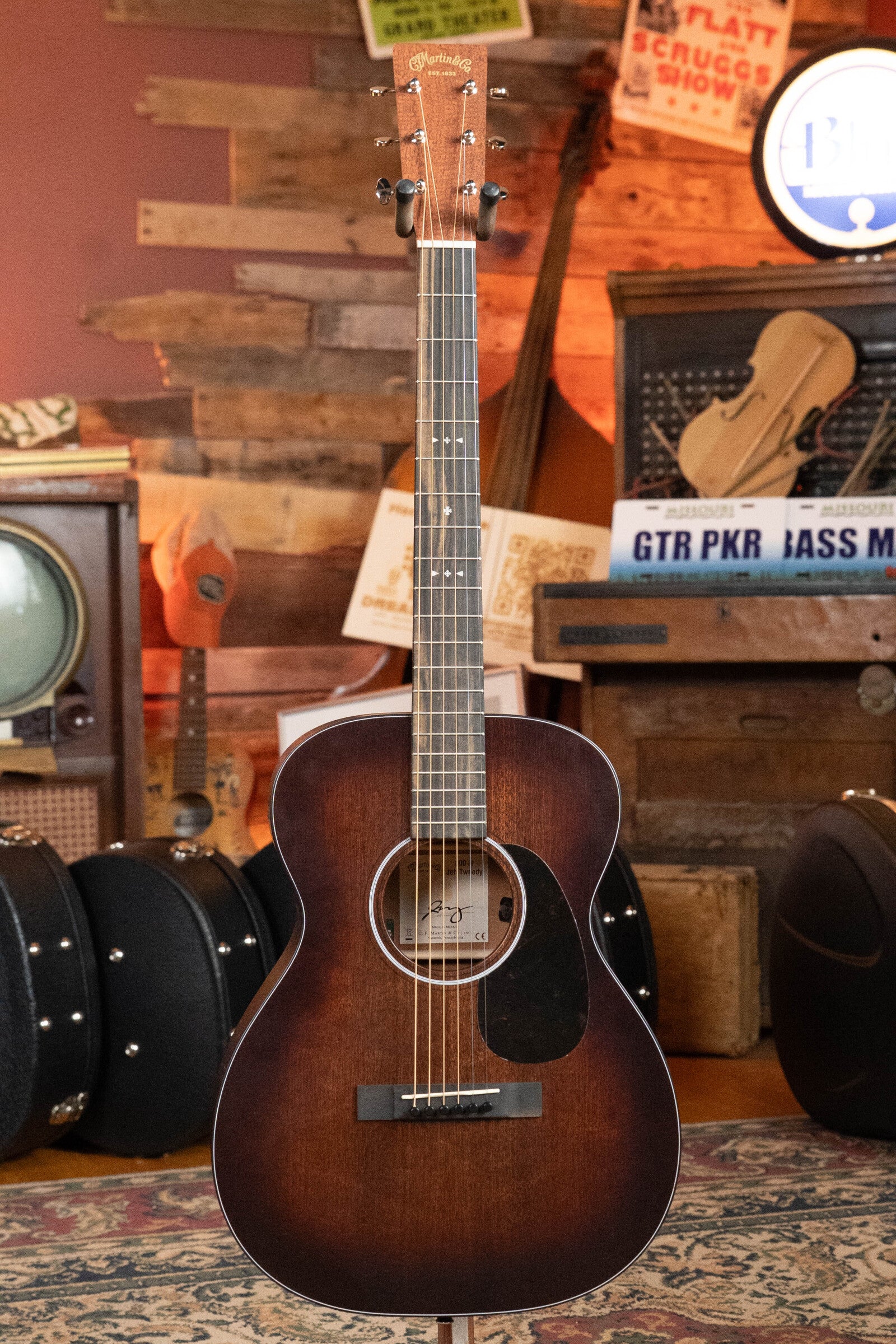 *New 2025 Martin OOO Jr E Jeff Tweedy All FSC Certified Sapele OOO-Jr Guitar w/Martin Electronics #8199