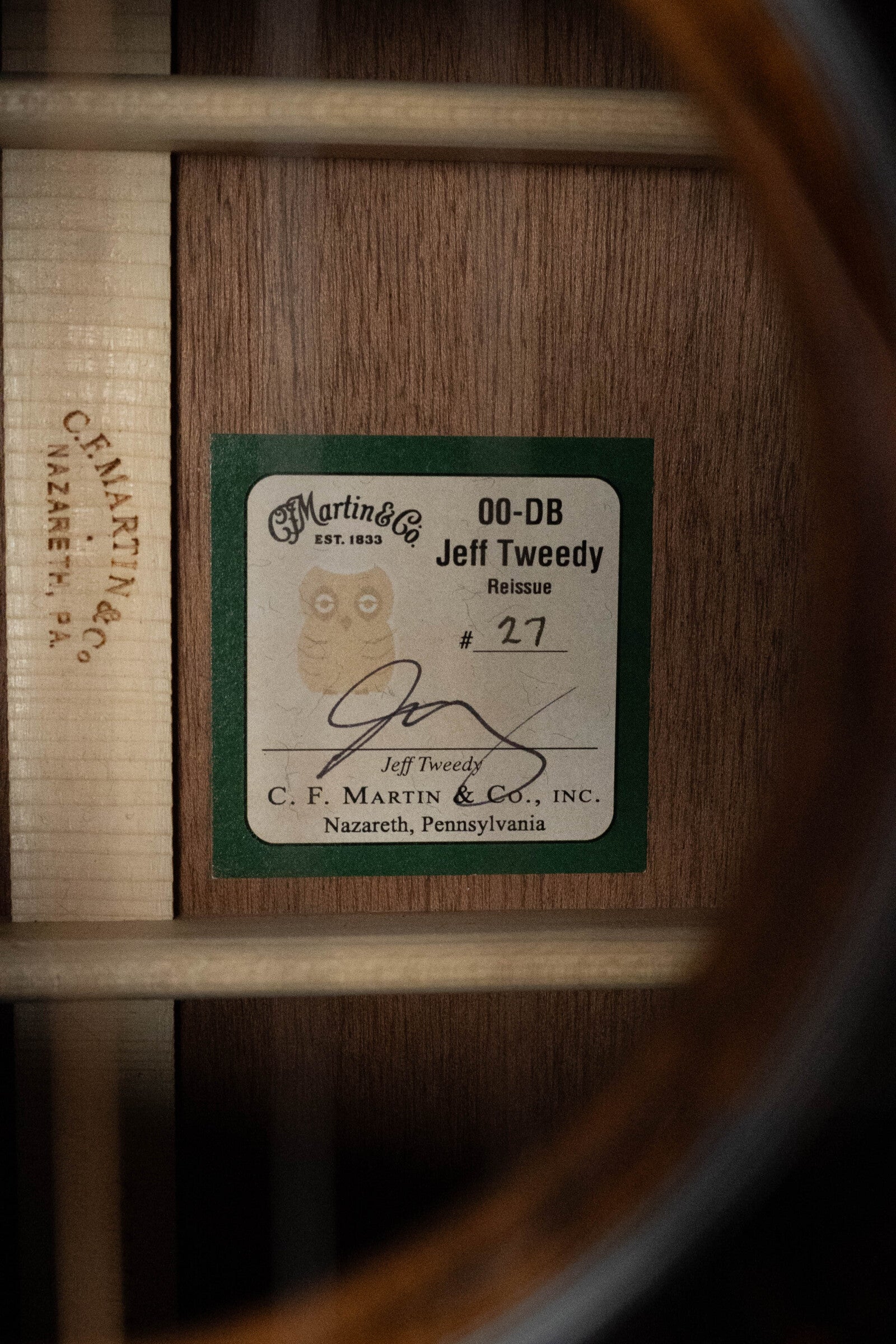 *New 2025 Martin OO-DB Jeff Tweedy All FSC Certified Mahogany OO Deep Body Acoustic Guitar #9042