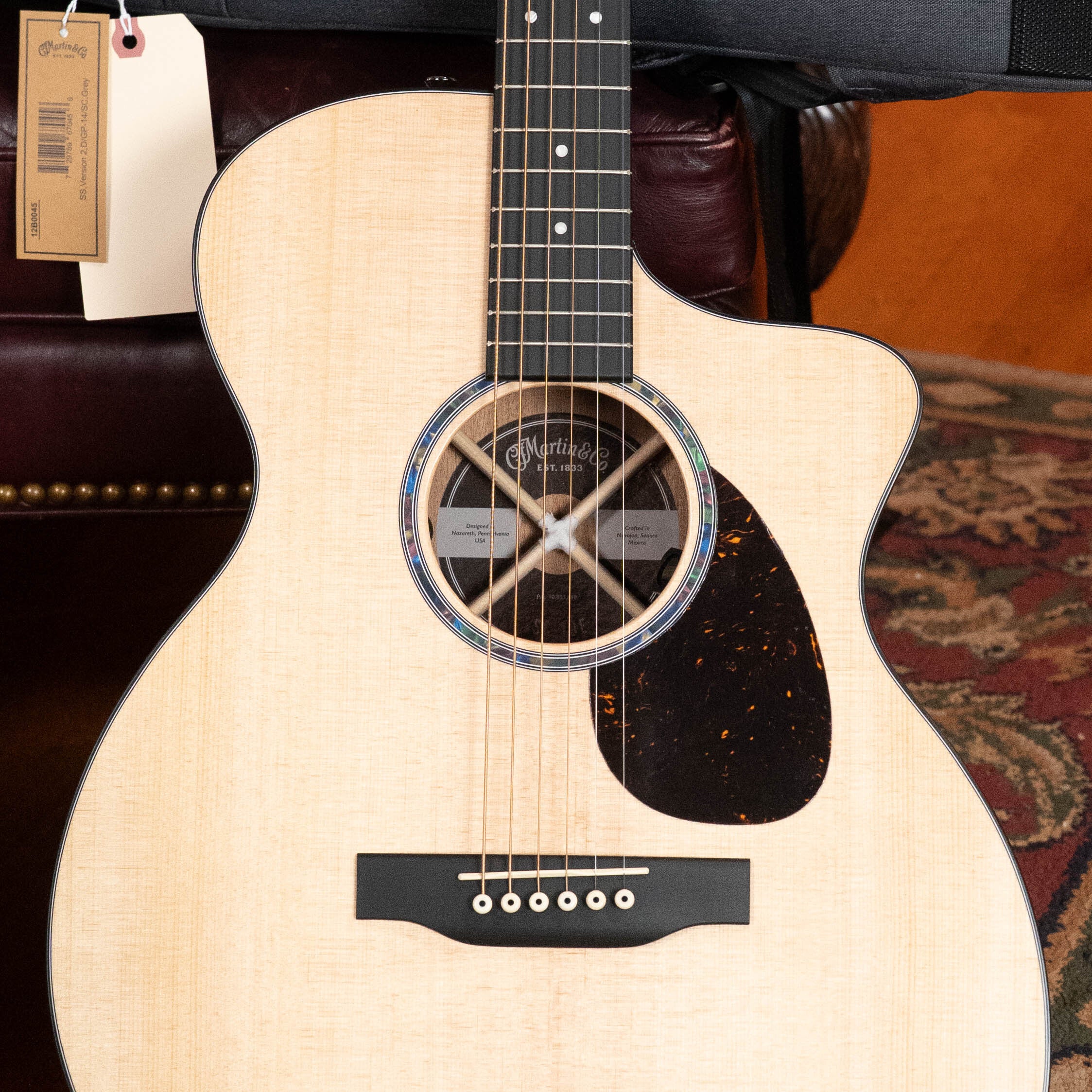 Martin SC-10E Spruce/Sapele S Body Shape Cutaway Guitar w/Martin Electronics #5721