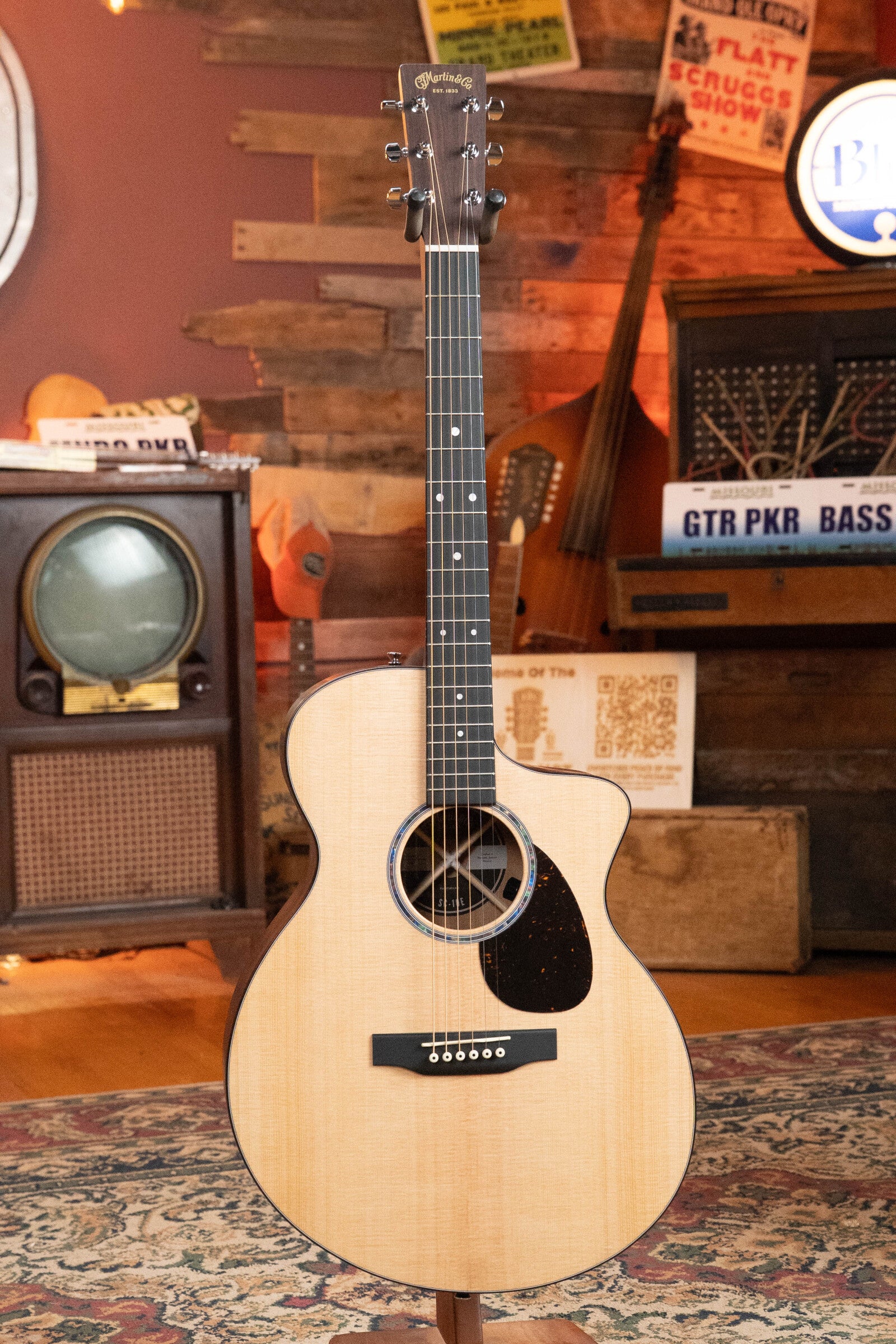 Martin SC-10E Spruce/Sapele S Body Shape Cutaway Guitar w/Martin Electronics #5721