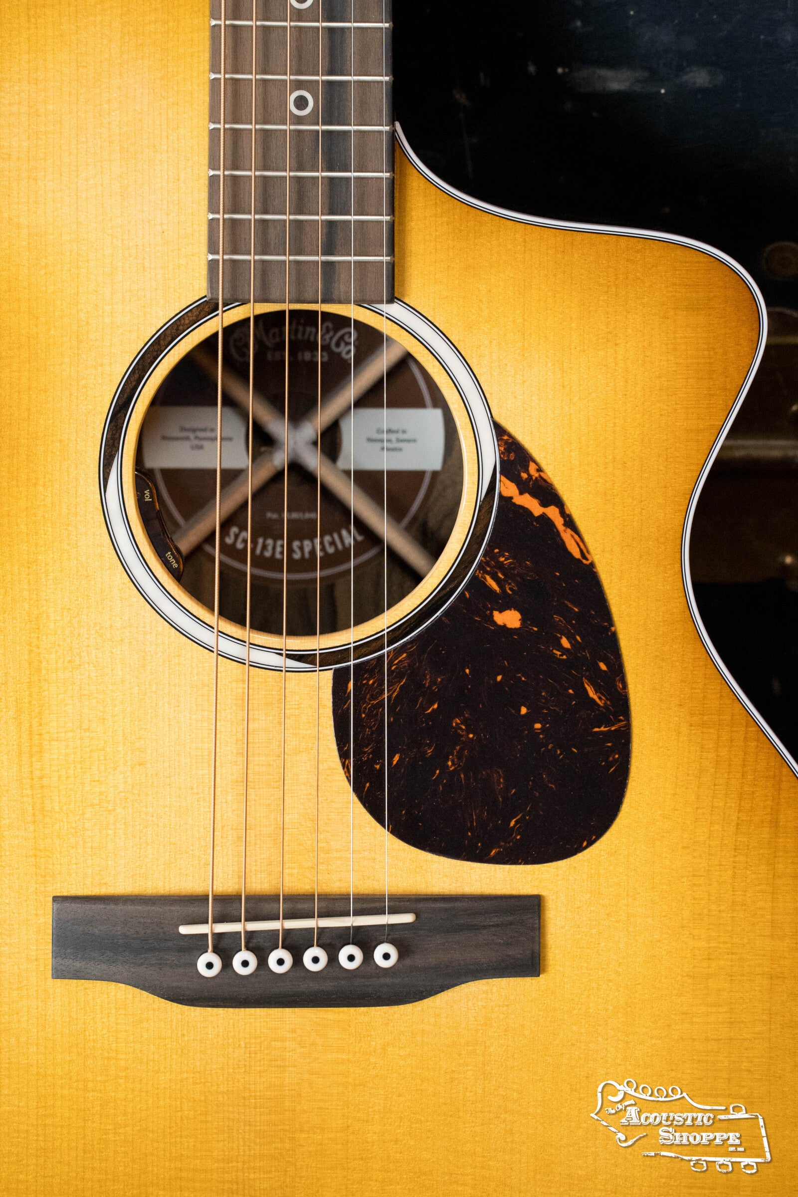 Martin SC-13E Special Burst Sitka/Ziricote Cutaway Guitar w/LR Baggs Pickup #0218