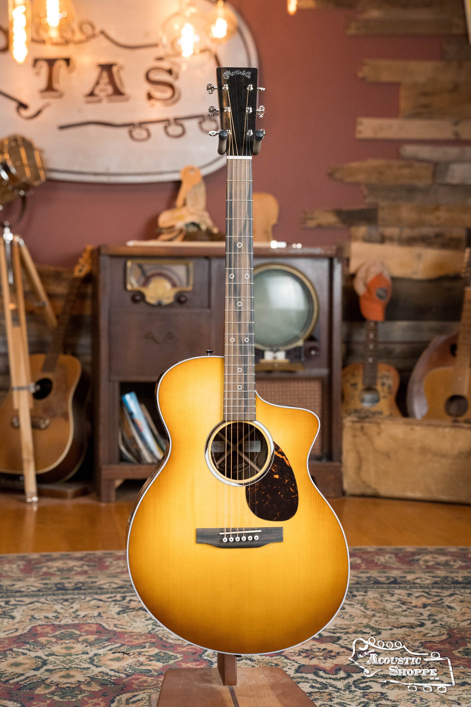 Martin SC-13E Special Burst Sitka/Ziricote Cutaway Guitar w/LR Baggs Pickup #0218