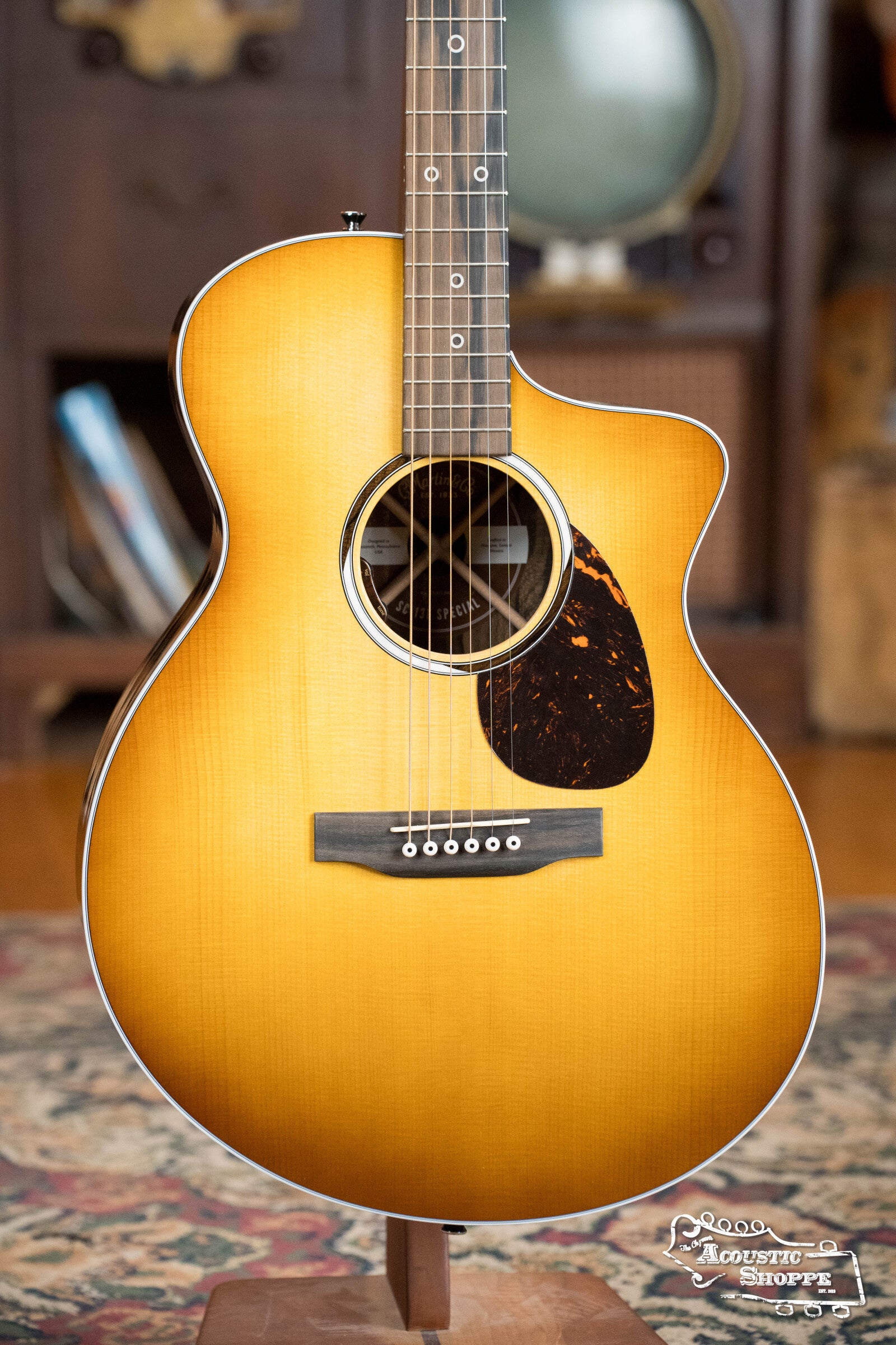 Martin SC-13E Special Burst Sitka/Ziricote Cutaway Guitar w/LR Baggs Pickup #0218