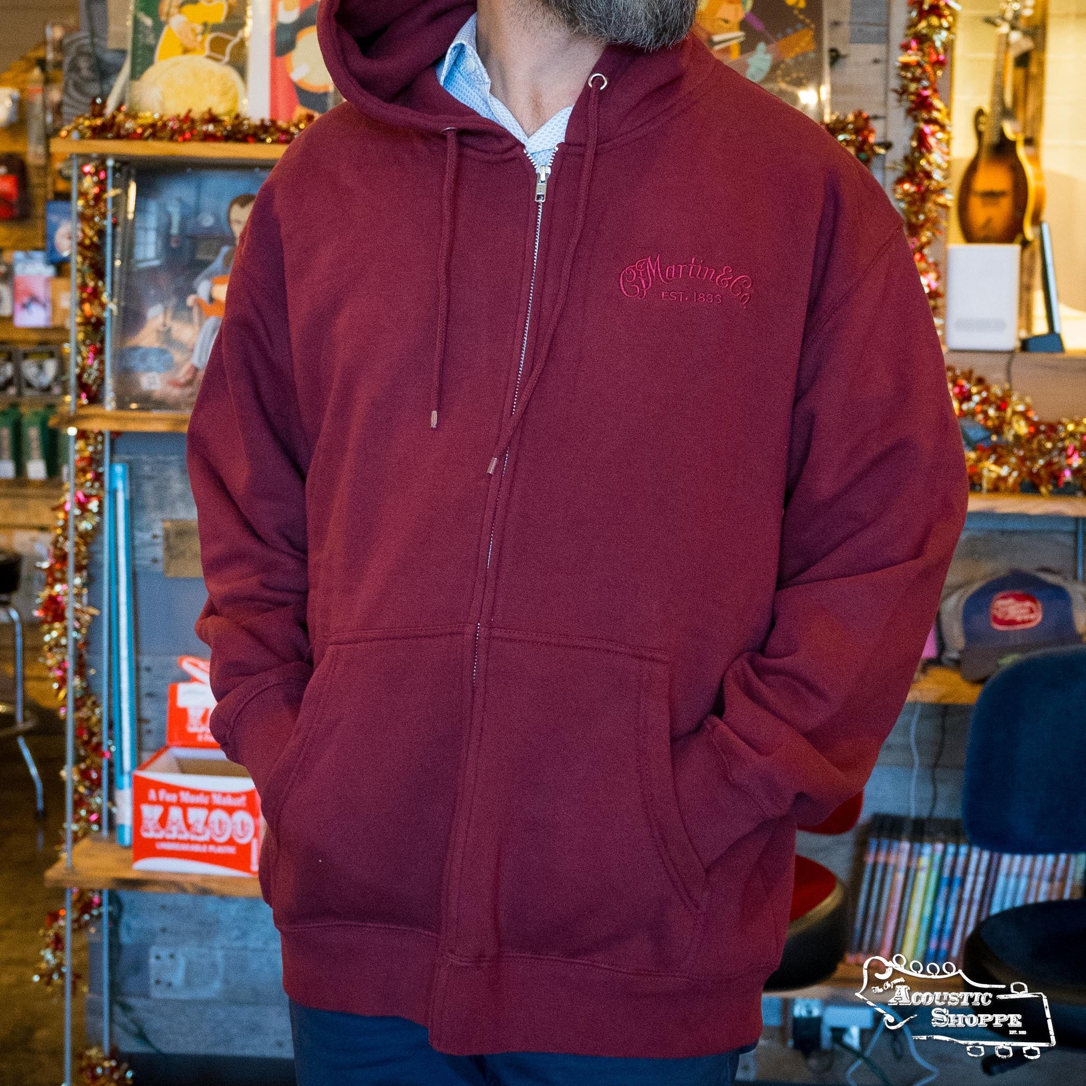Martin Tone on Tone Astro Dust Full Zip Hoodie