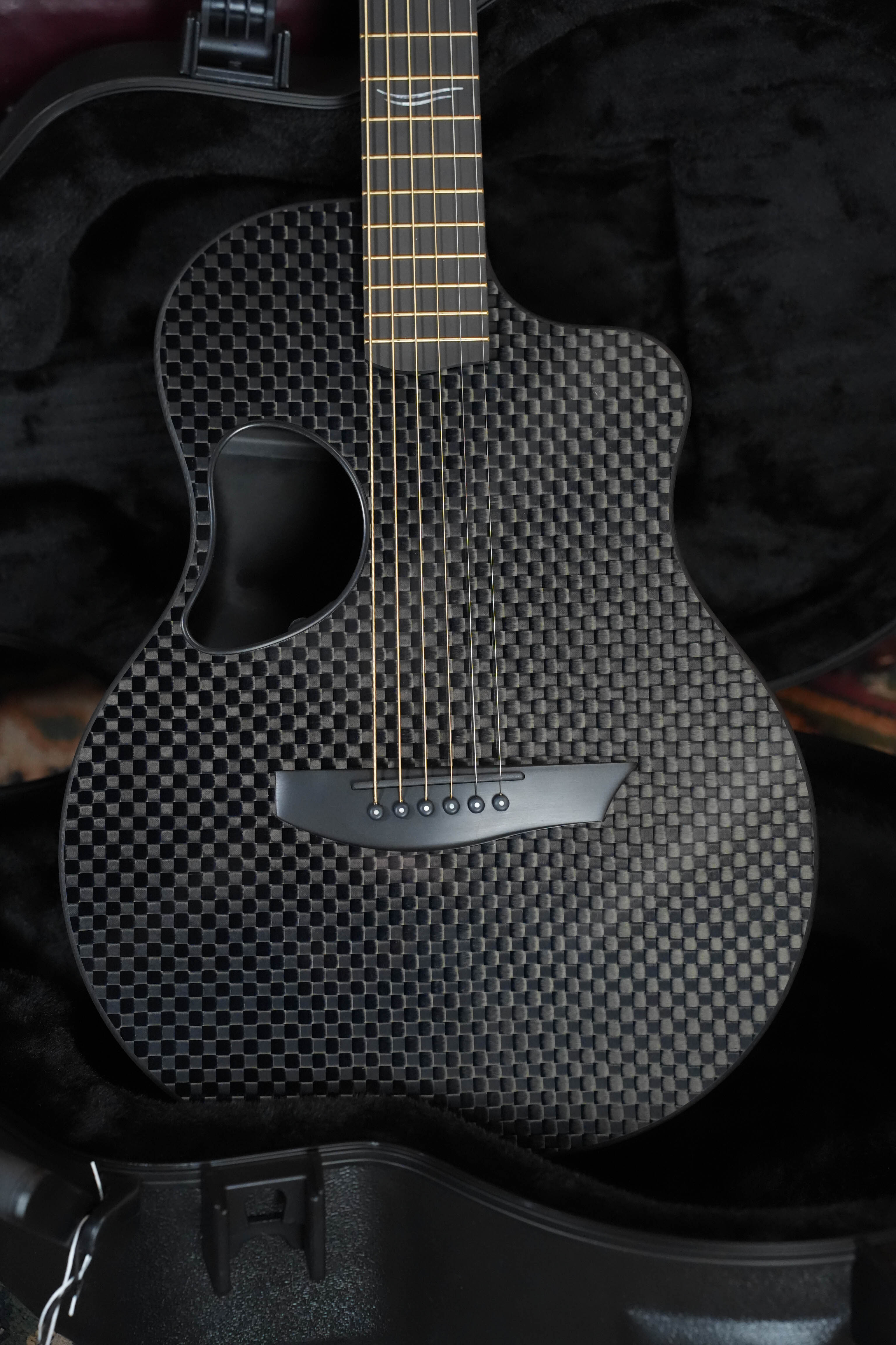 McPherson Carbon Fiber Touring Series Blackout Basketweave Guitar w/L.R. Baggs Element Pickup #0062