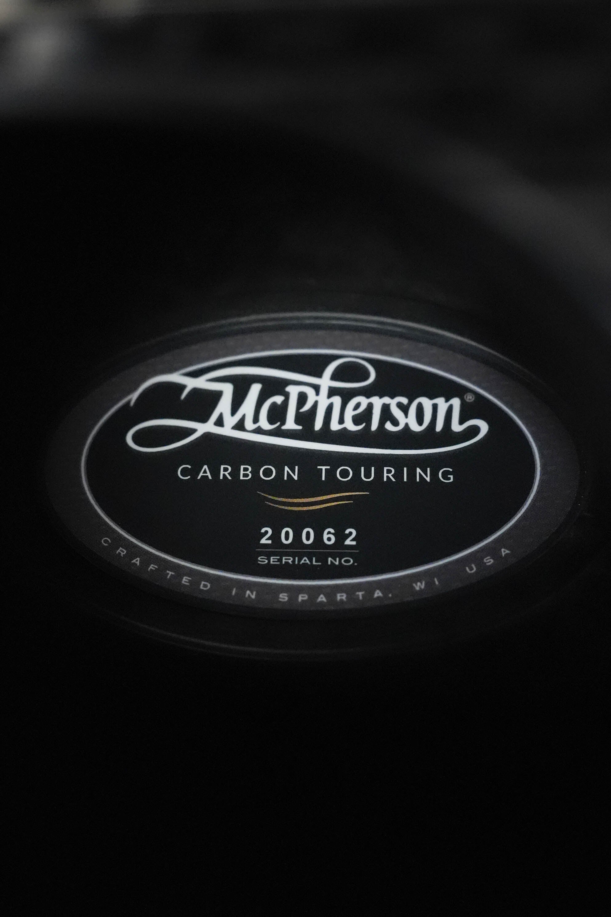 McPherson Carbon Fiber Touring Series Blackout Basketweave Guitar w/L.R. Baggs Element Pickup #0062