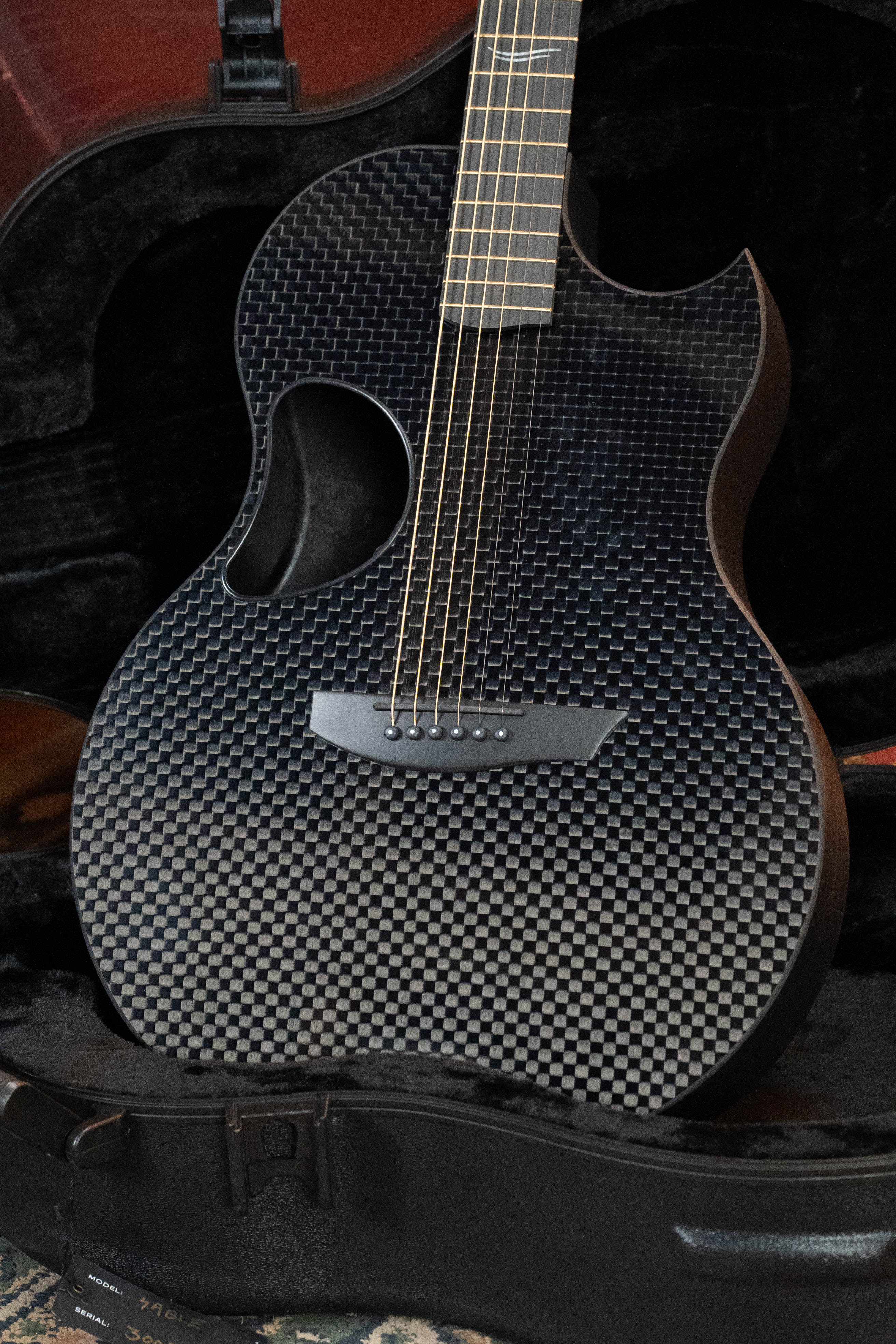 McPherson Sable Series Basketweave Carbon Fiber Cutaway Guitar w/Black Hardward and LR Baggs Electronics #0059