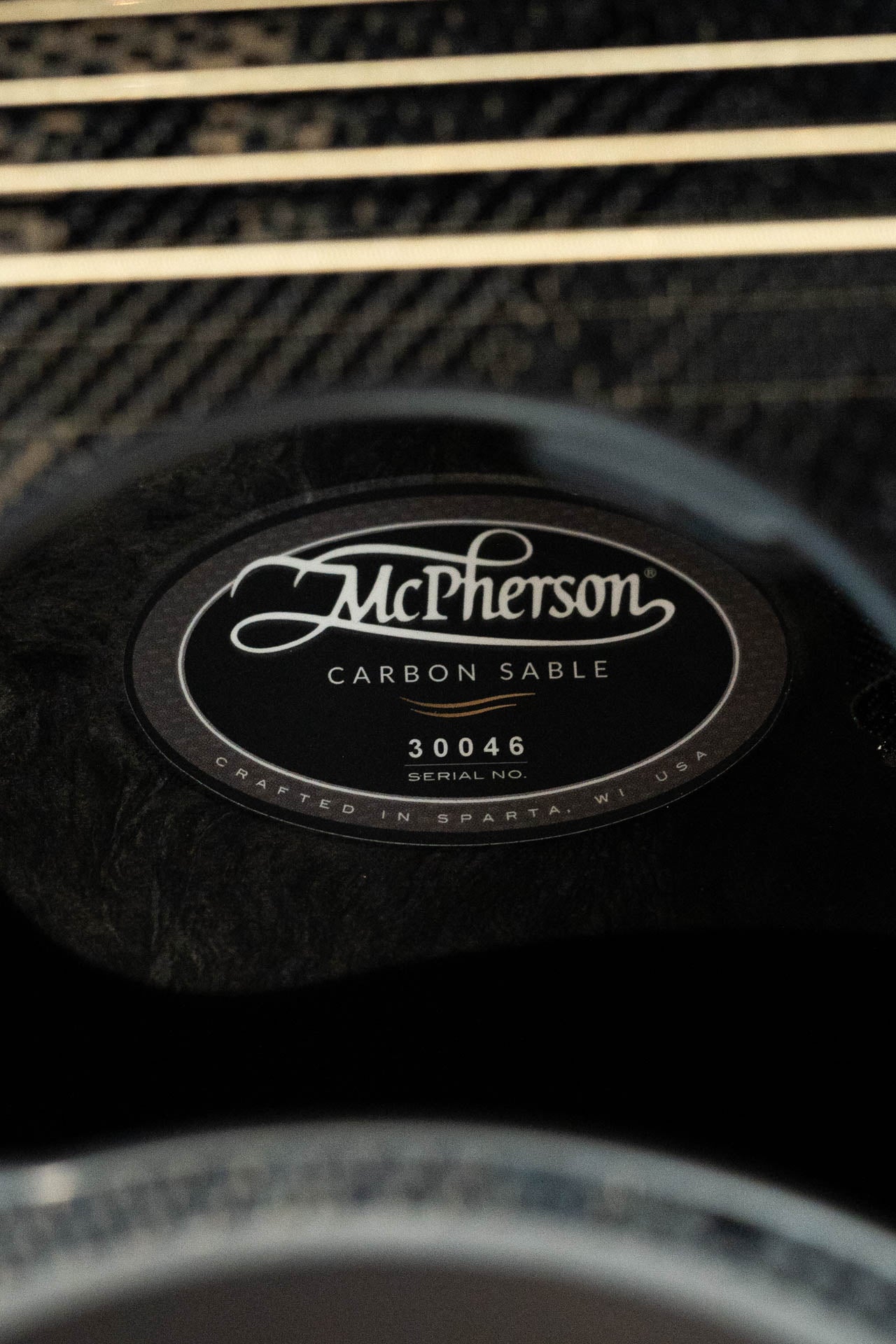 McPherson Sable Series Camo Carbon Fiber Cutaway Guitar w/Black Hardward and LR Baggs Electronics #0048