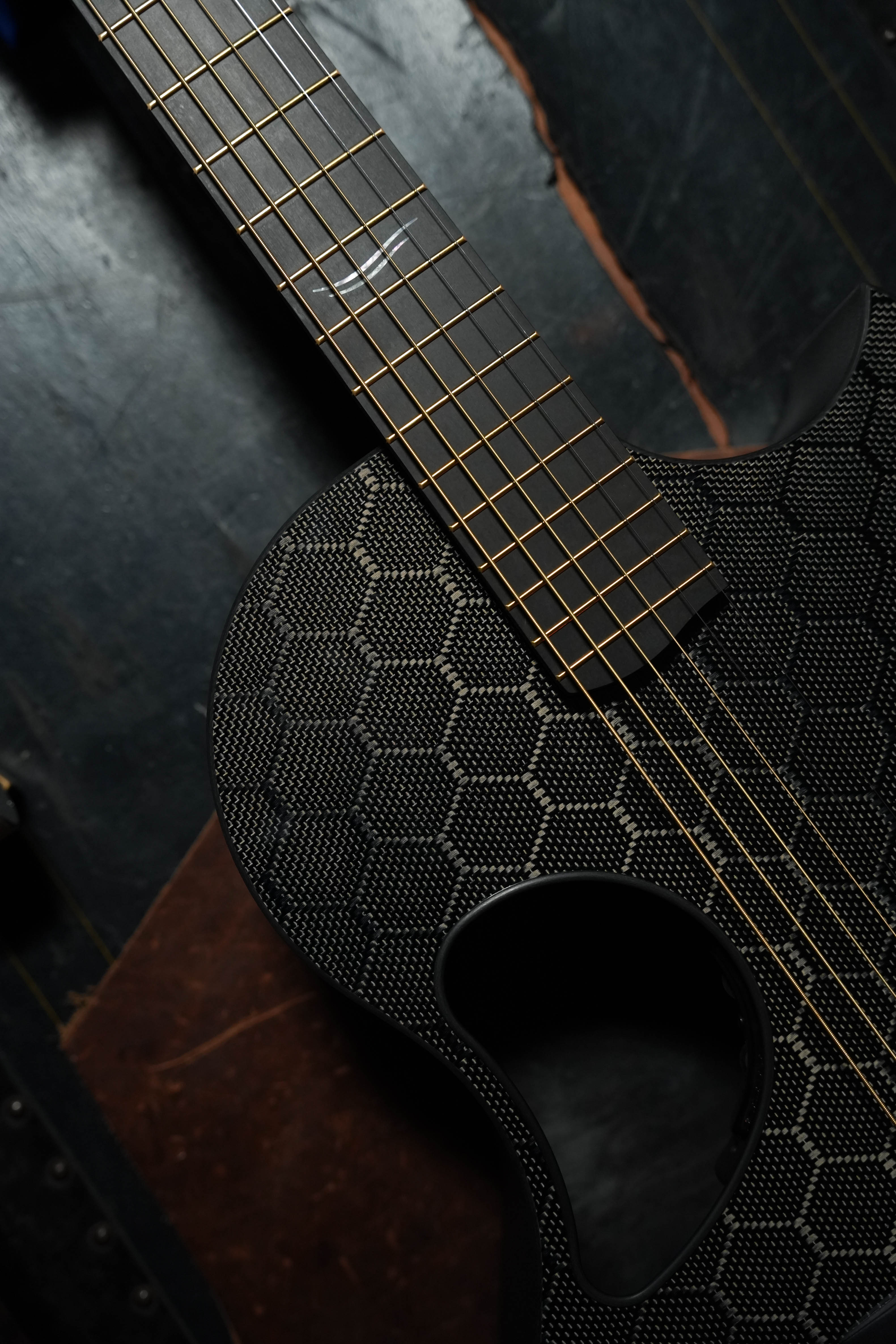 McPherson Sable Series Honeycomb Carbon Fiber Dreadnought Guitar w/Gold Hardware and LR Baggs Anthem #0152