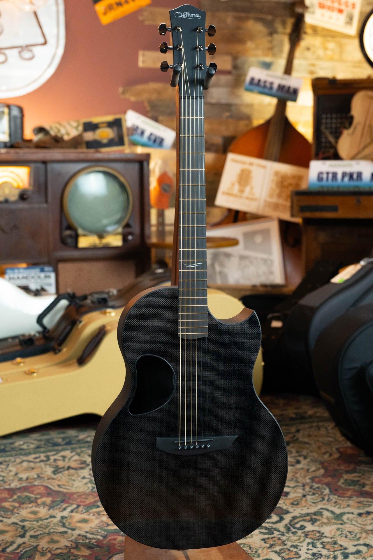 McPherson Sable Series Standard Carbon Fiber Cutaway Guitar w/Black Hardward and LR Baggs Electronics #0073