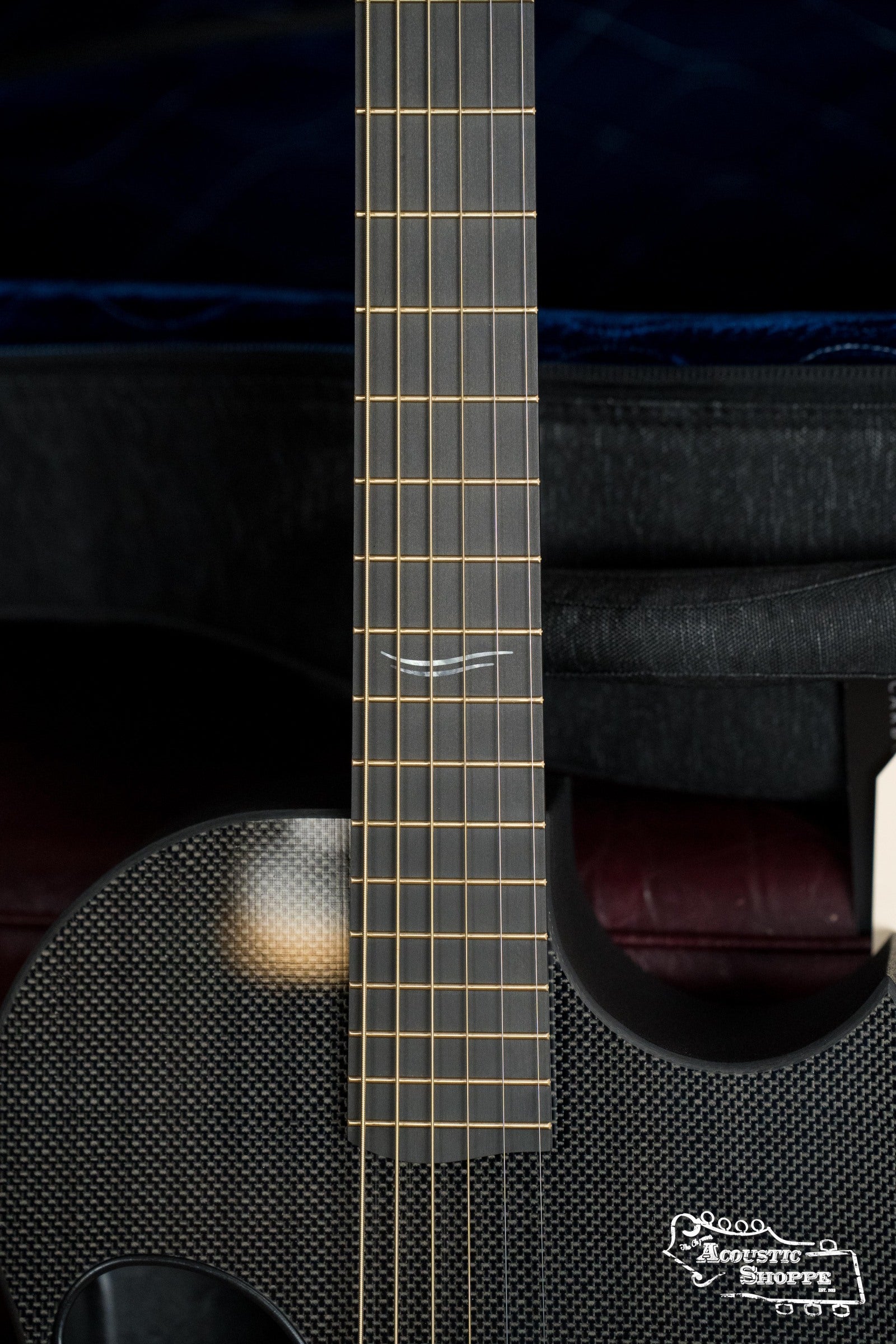 McPherson Blackout Carbon Fiber Sable Standard Top Acoustic Guitar w/ Evo Frets and Black Gotoh Tuners w/ LR Baggs Pickup #2743