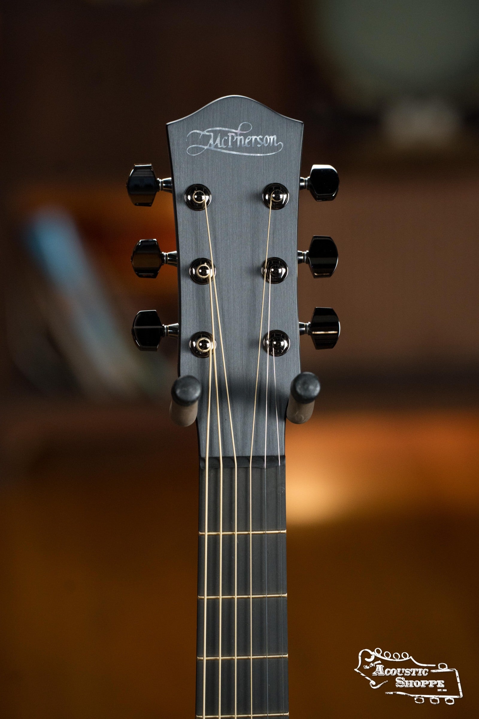 McPherson Blackout Carbon Fiber Sable Standard Top Acoustic Guitar w/ Evo Frets and Black Gotoh Tuners w/ LR Baggs Pickup #2743