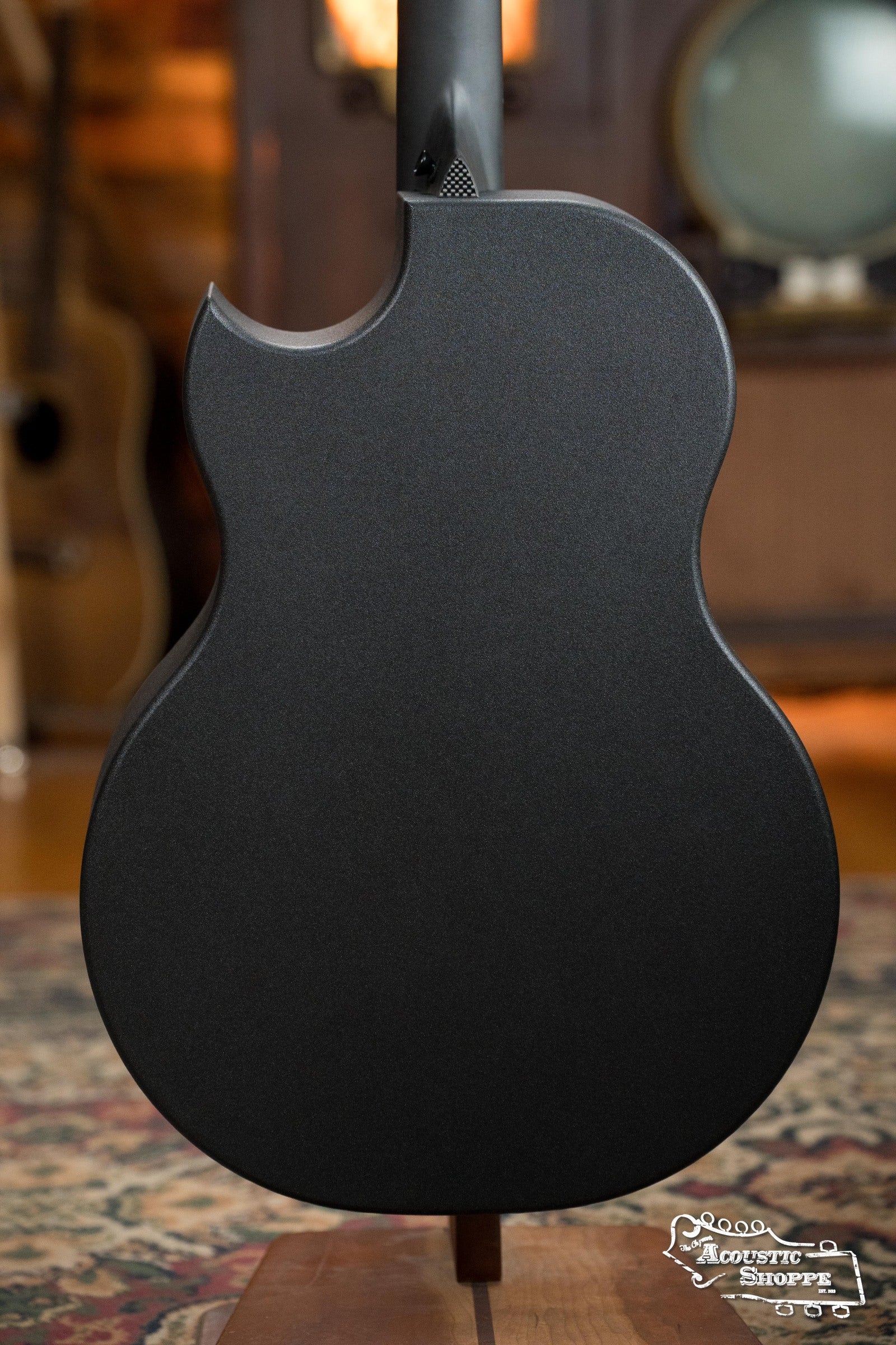 McPherson Blackout Carbon Fiber Sable Standard Top Acoustic Guitar w/ Evo Frets and Black Gotoh Tuners w/ LR Baggs Pickup #2743