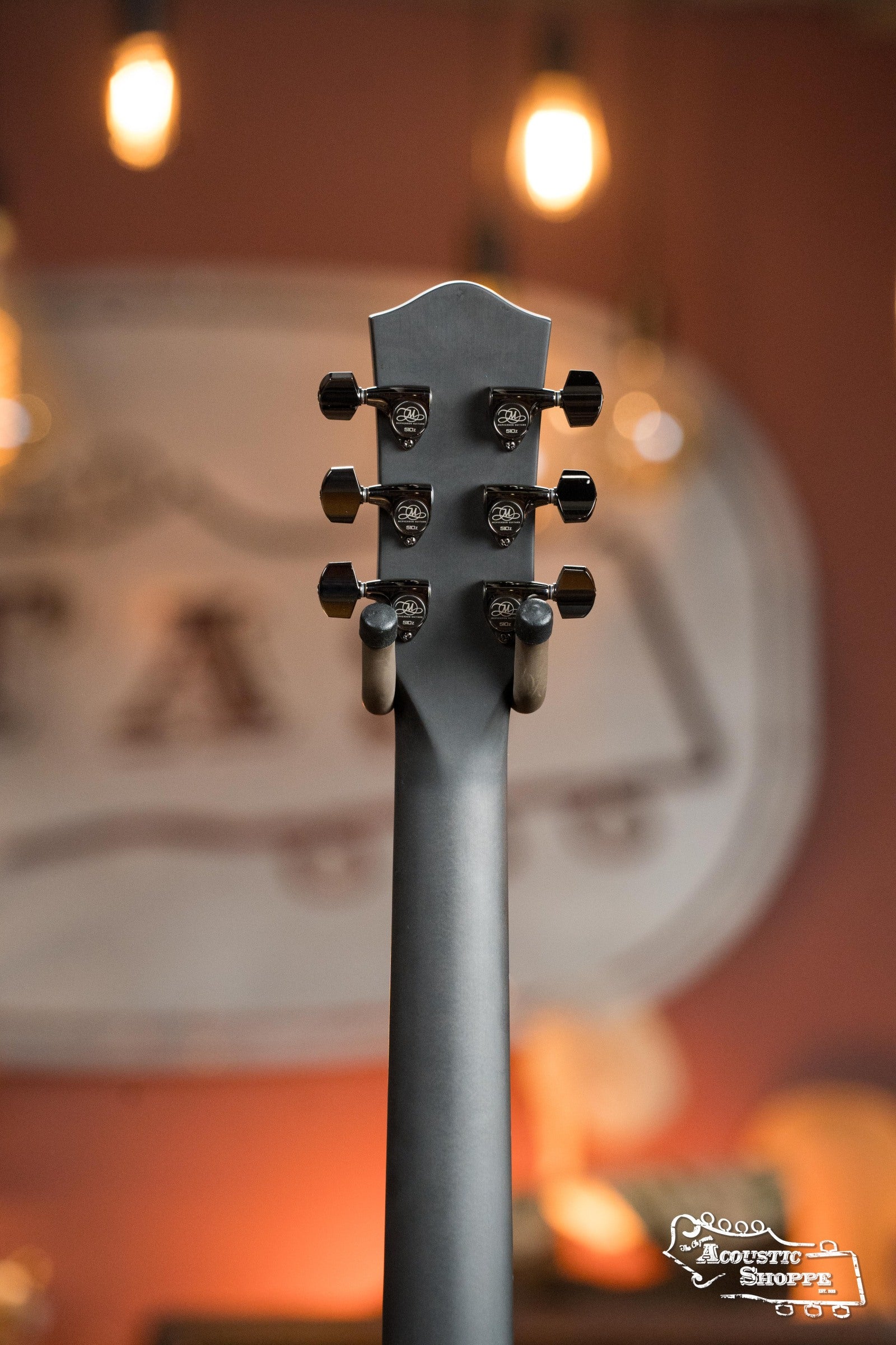 McPherson Blackout Carbon Fiber Sable Standard Top Acoustic Guitar w/ Evo Frets and Black Gotoh Tuners w/ LR Baggs Pickup #2743