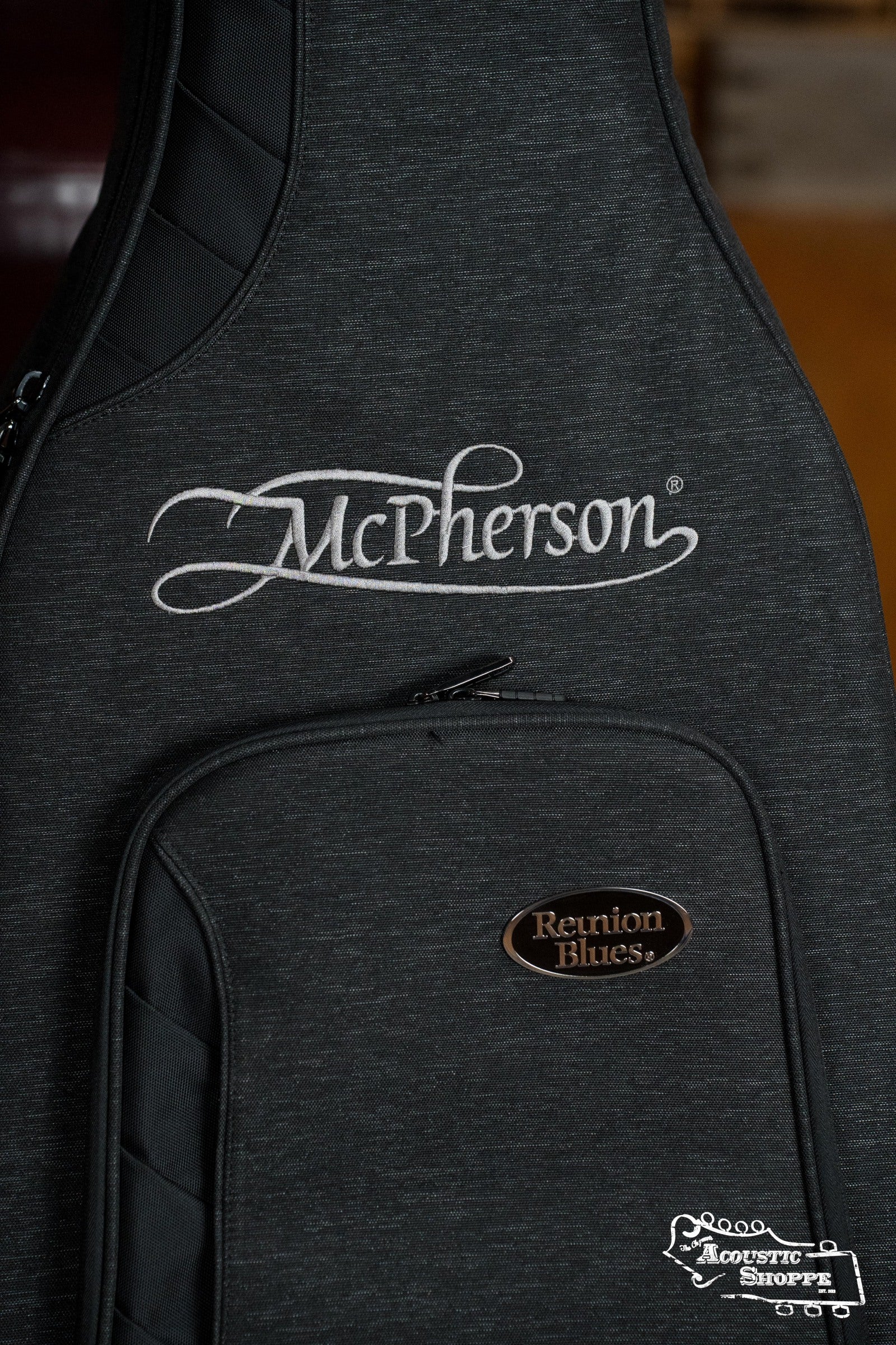 McPherson Blackout Carbon Fiber Sable Standard Top Acoustic Guitar w/ Evo Frets and Black Gotoh Tuners w/ LR Baggs Pickup #2743