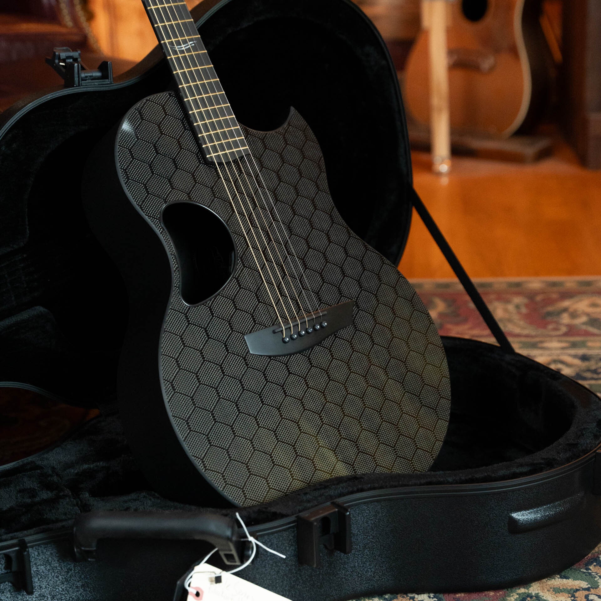 McPherson Carbon Fiber Sable Series Blackout Honeycomb Guitar w/L.R. Baggs Element Pickup #2924