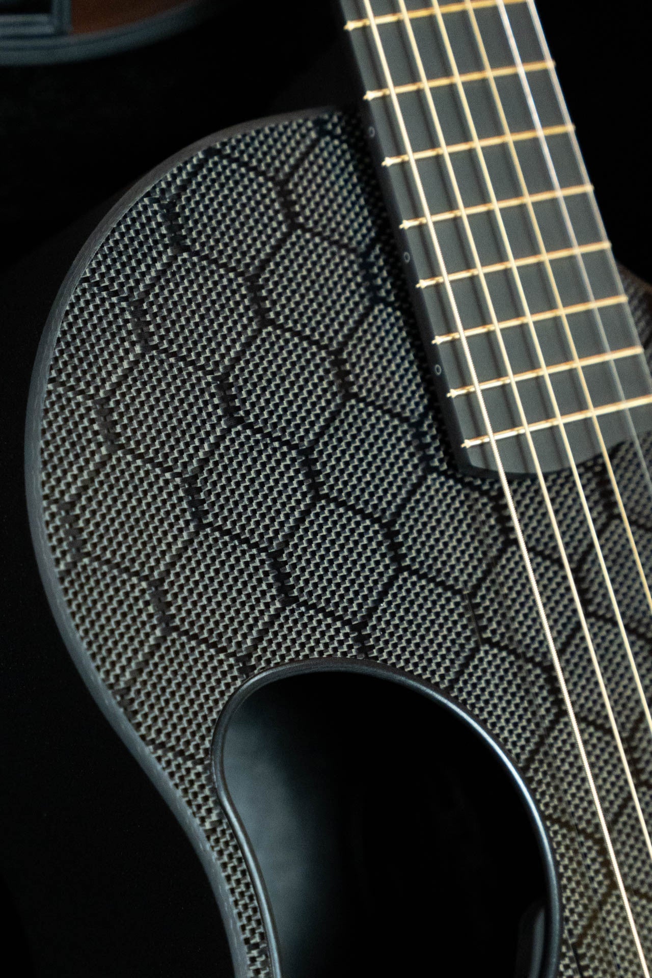 McPherson Carbon Fiber Sable Series Blackout Honeycomb Guitar w/L.R. Baggs Element Pickup #2924
