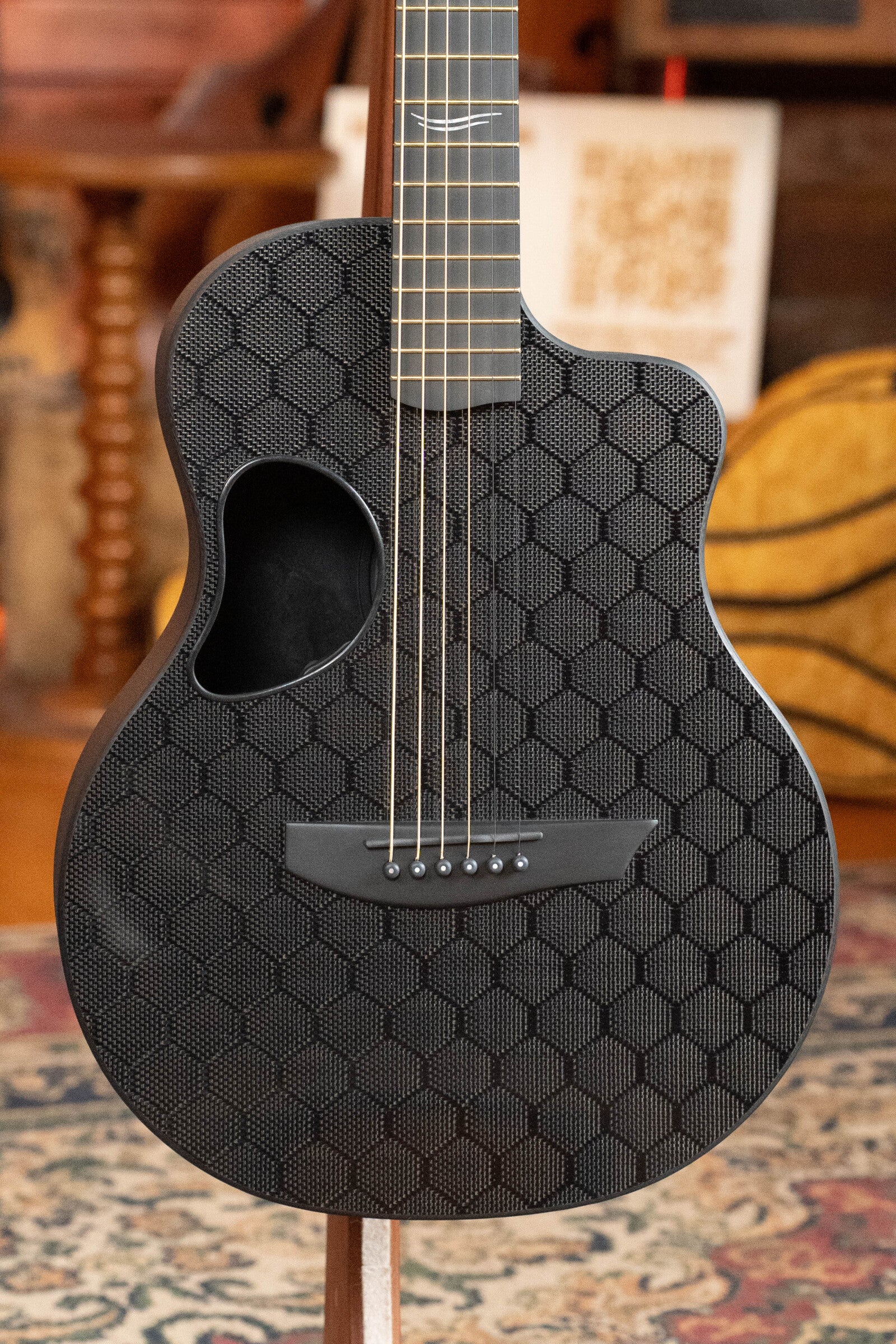 McPherson Carbon Fiber Touring Series Blackout Honeycomb Guitar w/L.R. Baggs Element Pickup #0004