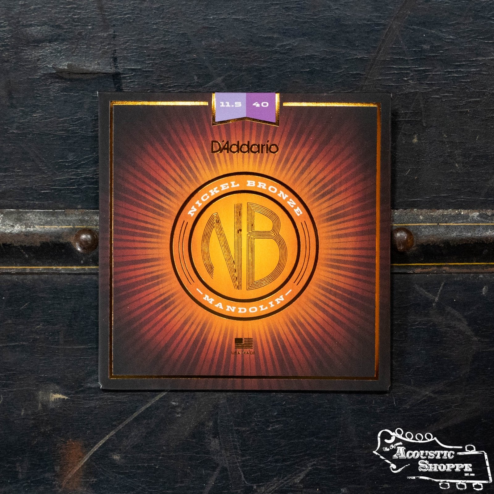 D'Addario Nickel Bronze Mandolin Set Custom Medium 11.5-40 (NBM11540)