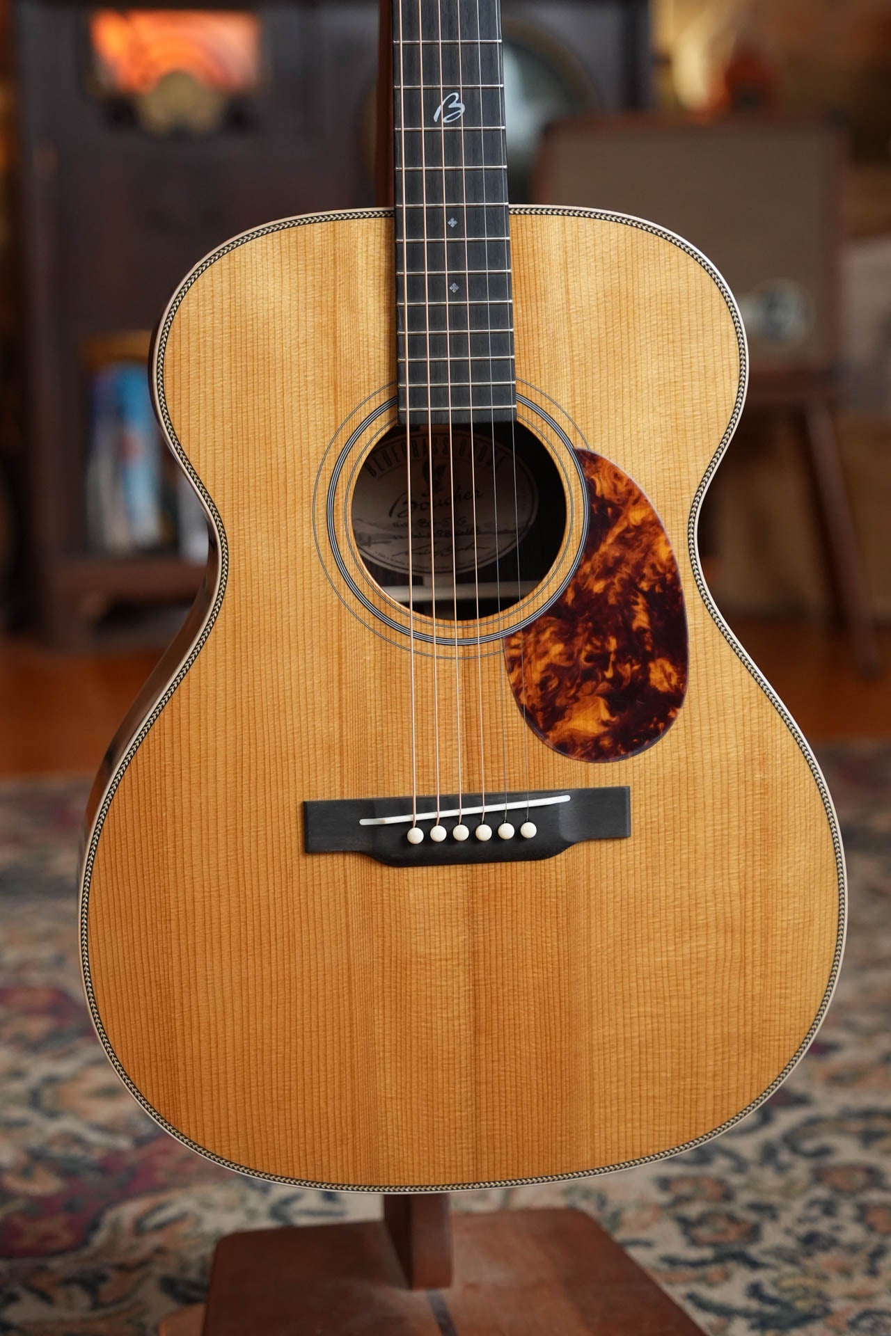 *New 2026 Model* Boucher BG-51-G Adirondack/Rosewood Bluegrass Goose Gold Pack OM Hybrid Acoustic Guitar #1098