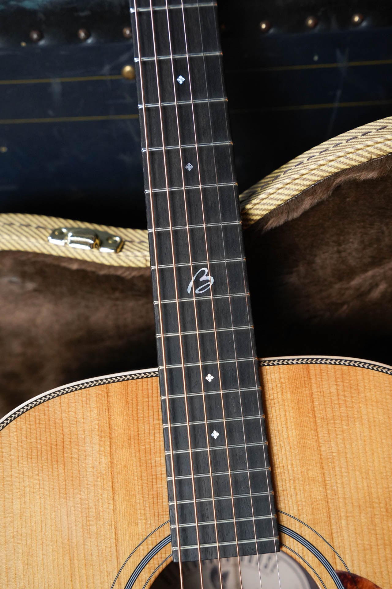*New 2026 Model* Boucher BG-51-G Adirondack/Rosewood Bluegrass Goose Gold Pack OM Hybrid Acoustic Guitar #1098