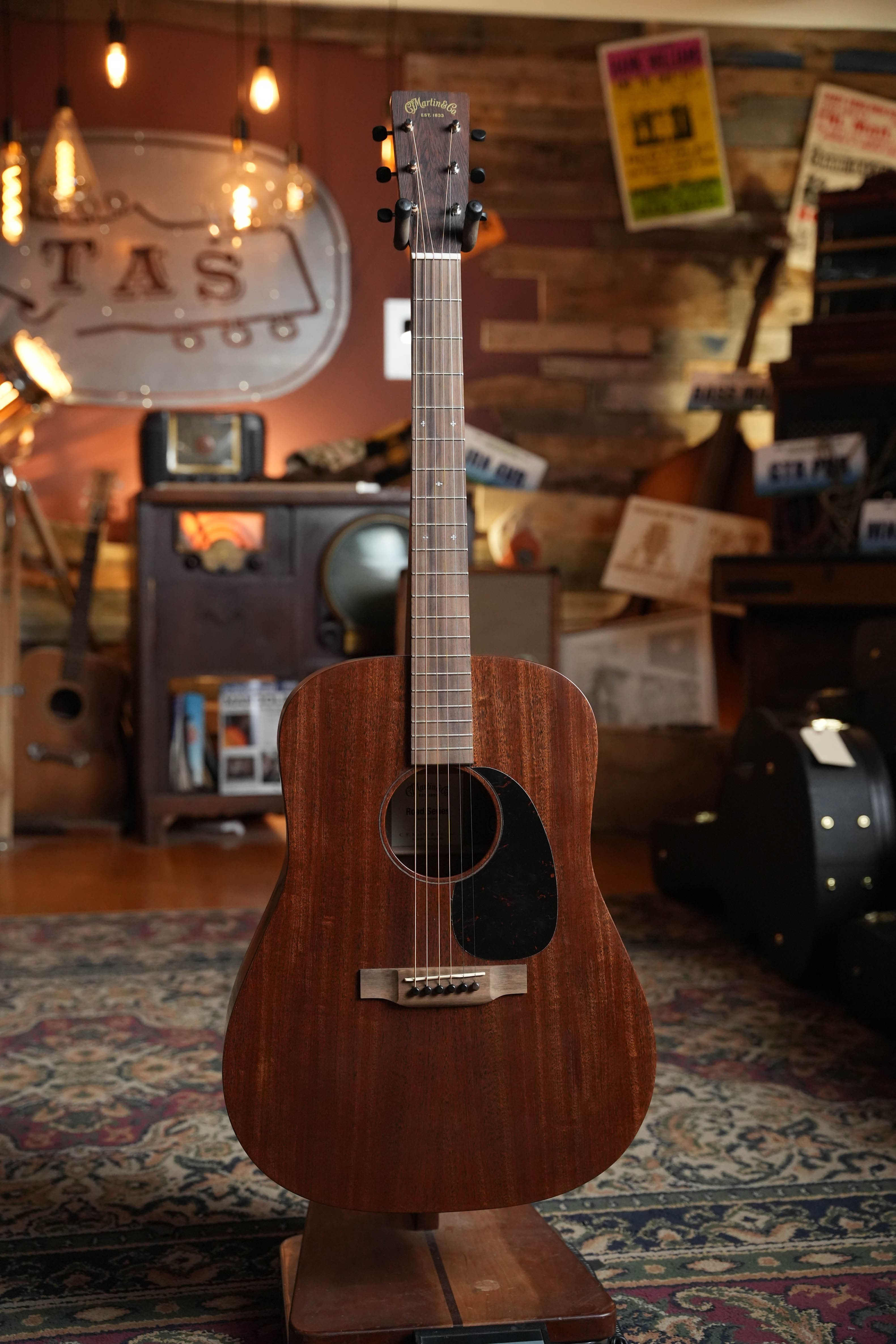 *New 2026 Model* Martin D-10E Retro Road Series All Sapele Dreadnought Guitar w/Martin Electronics #4323