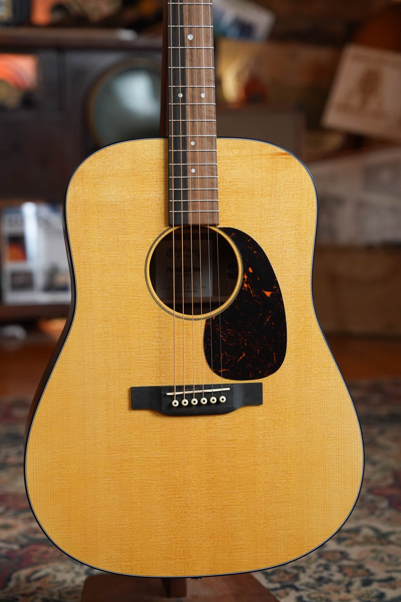 *New 2026 Model* Martin D-10E Retro Road Series Spruce/Sapele Dreadnought Guitar w/Martin Electronics #4286
