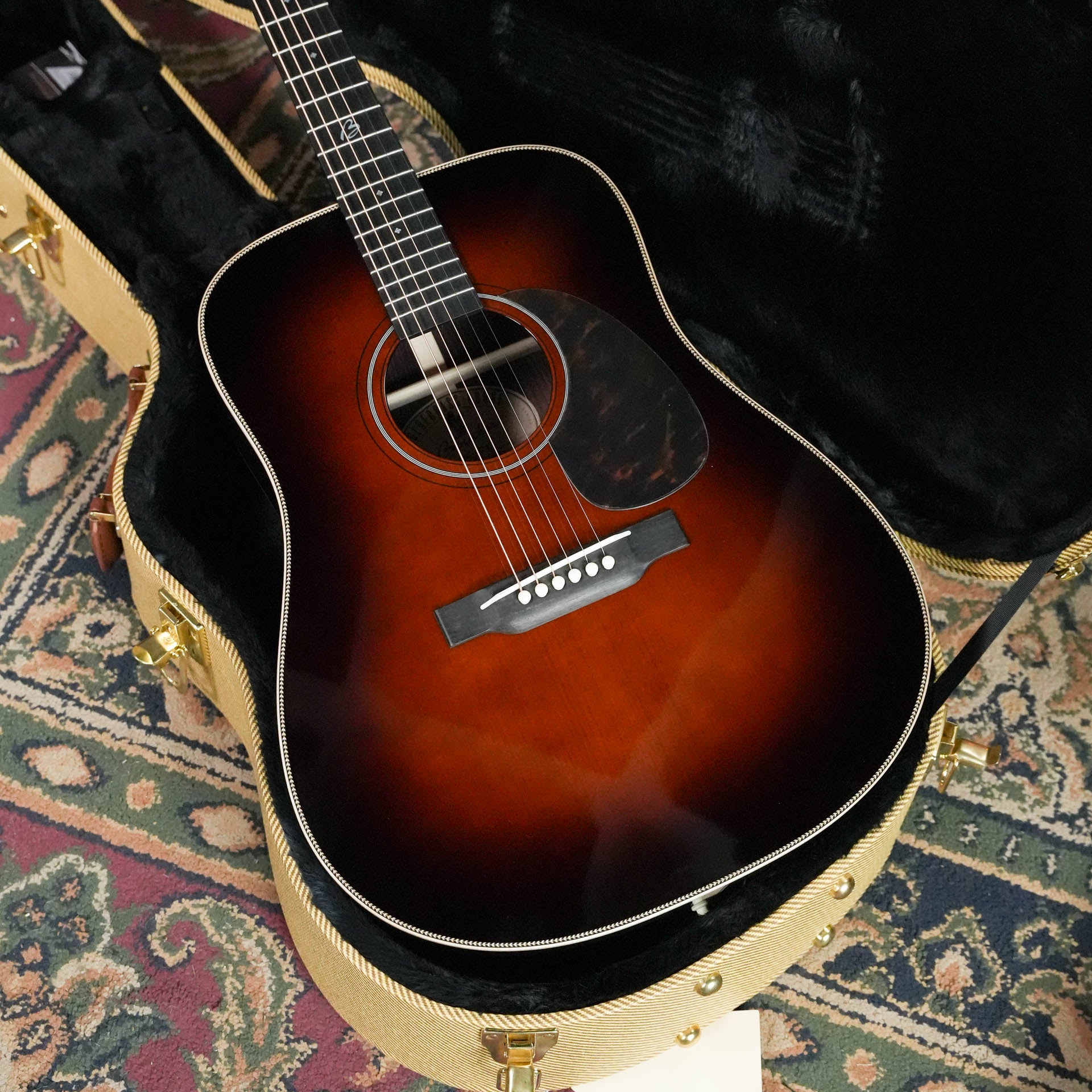 *New 2026 Model* Boucher BG-52-B Adirondack/Rosewood Bluegrass Goose Burst Pack Dreadnought Acoustic Guitar #1418