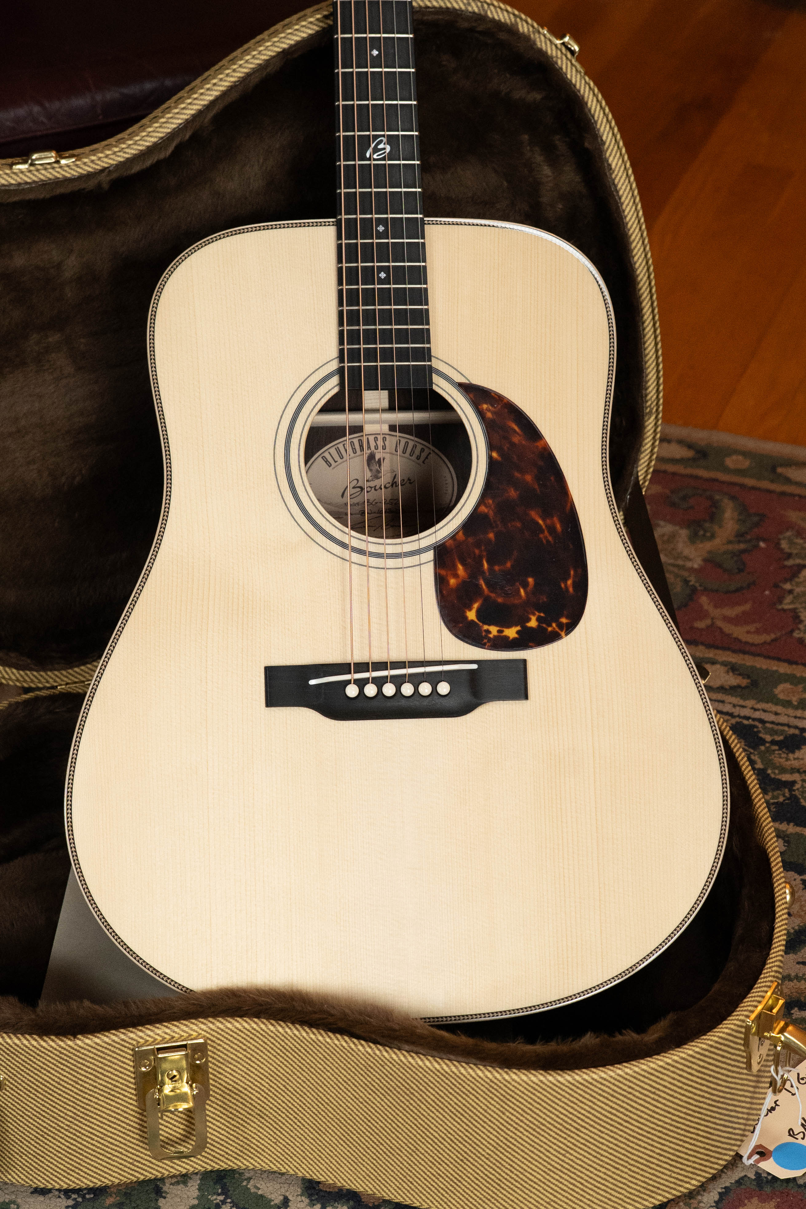 *New 2026 Model* Boucher BG-252 Adirondack/Rosewood Bluegrass Goose Dreadnought Acoustic Guitar #1013