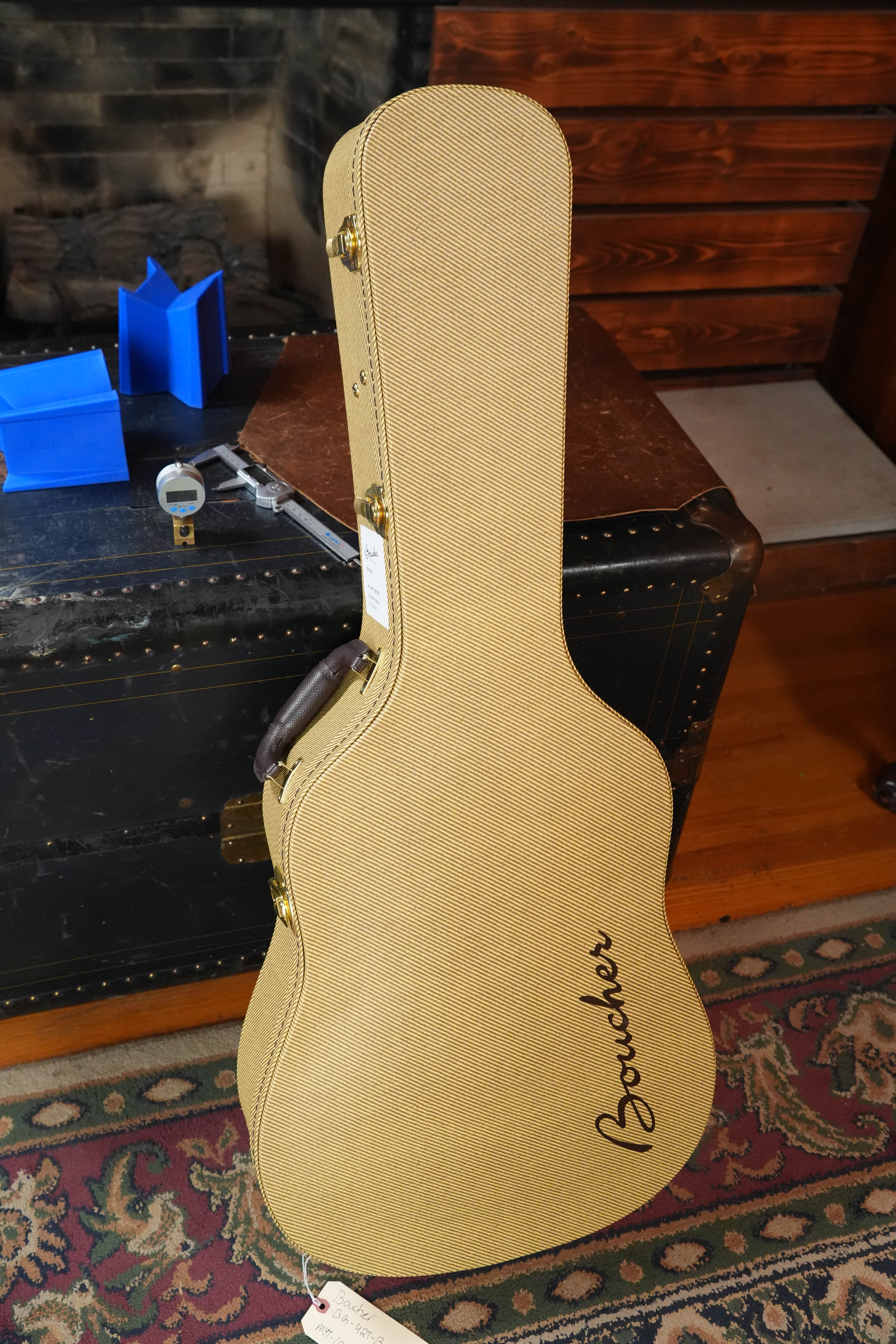 *New 2026 Model* Boucher BG-42T-BG All Torrified Bluegrass Goose Ambertone Burst Gold Pack Dreadnought Acoustic Guitar #1086