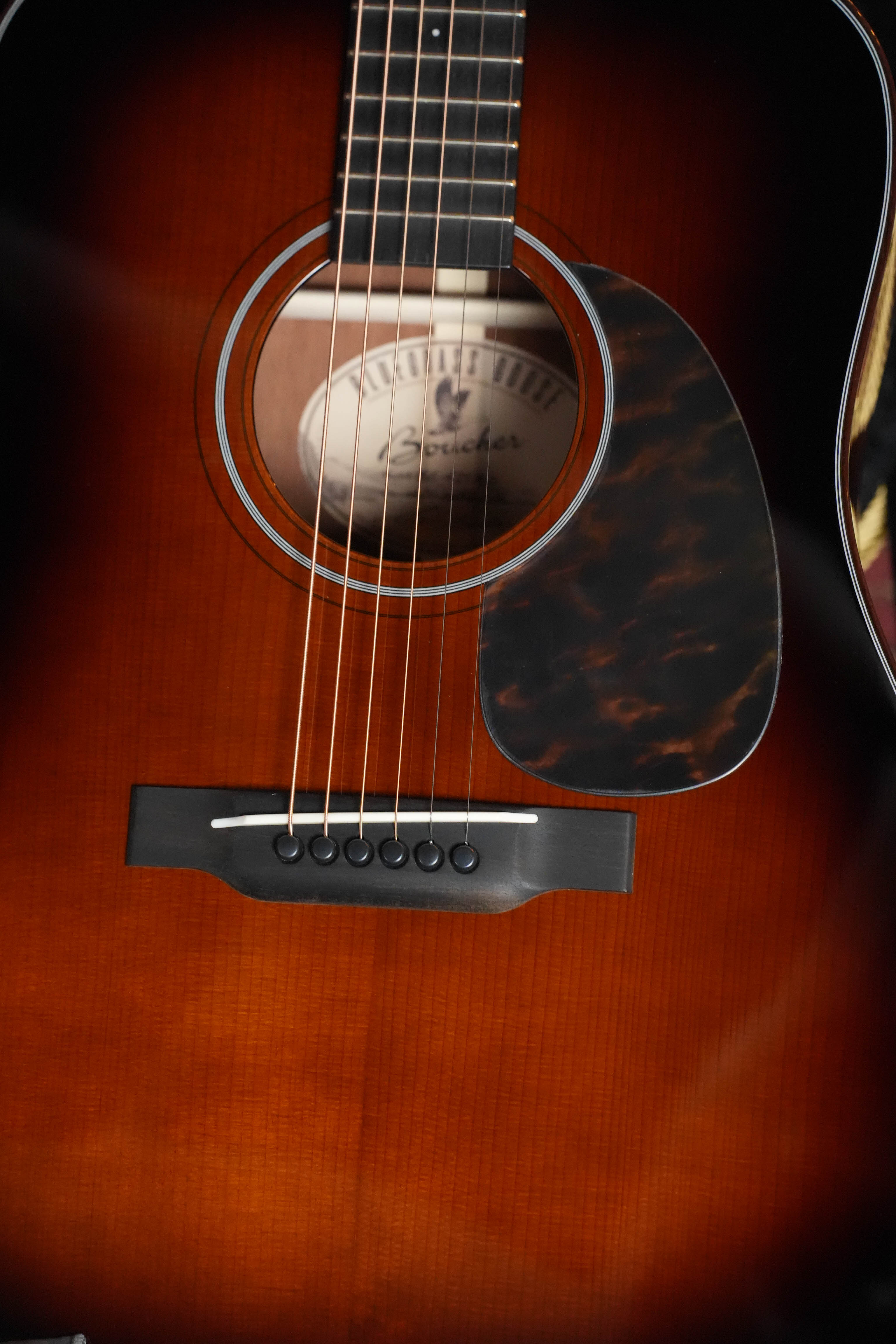 *New 2026 Model* Boucher BG-42T-BG Torrefied Adirondack/Torrefied Mahogany Bluegrass Goose Ambertone Burst Gold Pack Dreadnought Acoustic Guitar #1072