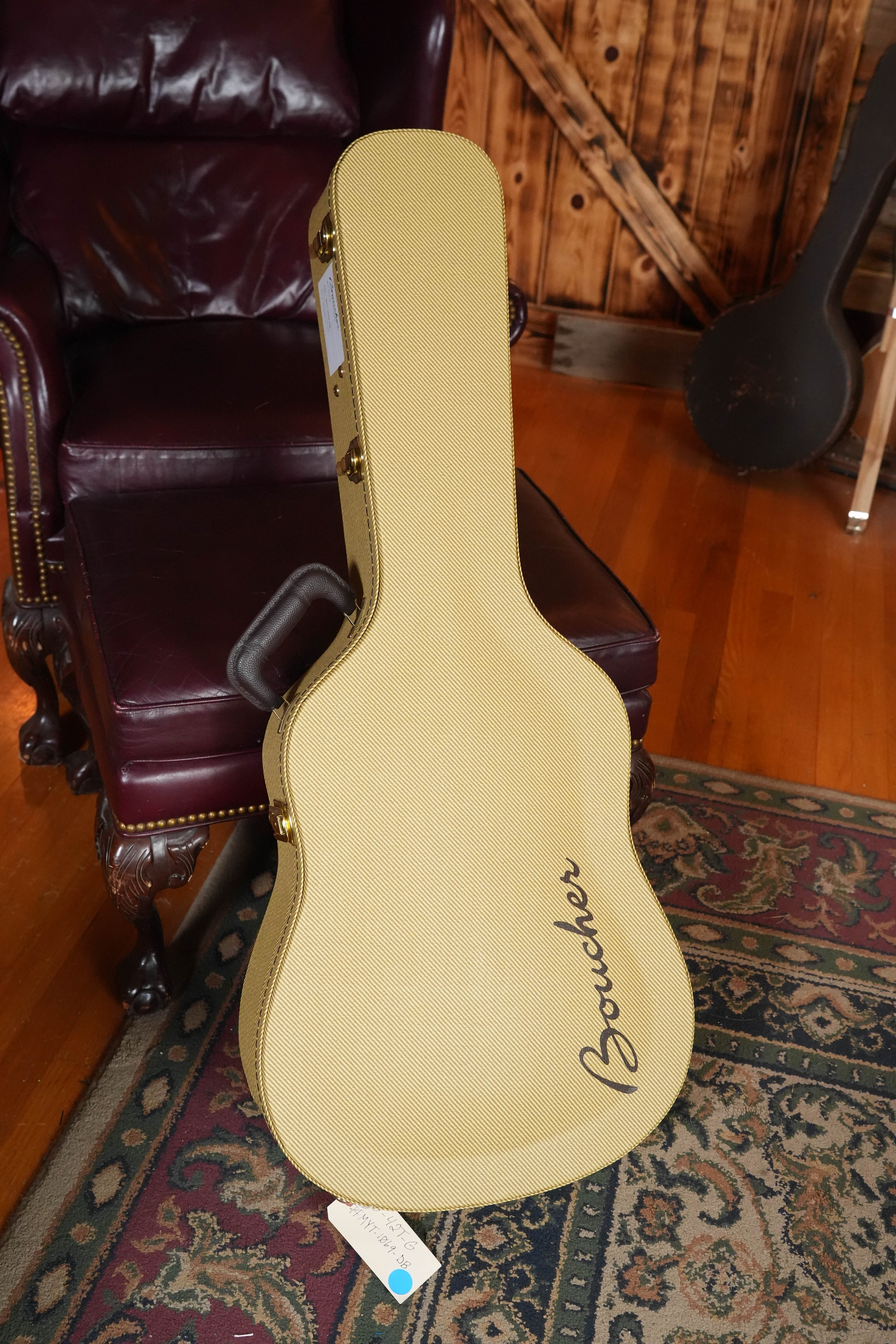 *New 2026 Model* Boucher BG-42T-G Torrefied Adirondack/Torrefied Mahogany Bluegrass Goose Gold Pack Dreadnought Acoustic Guitar #1069