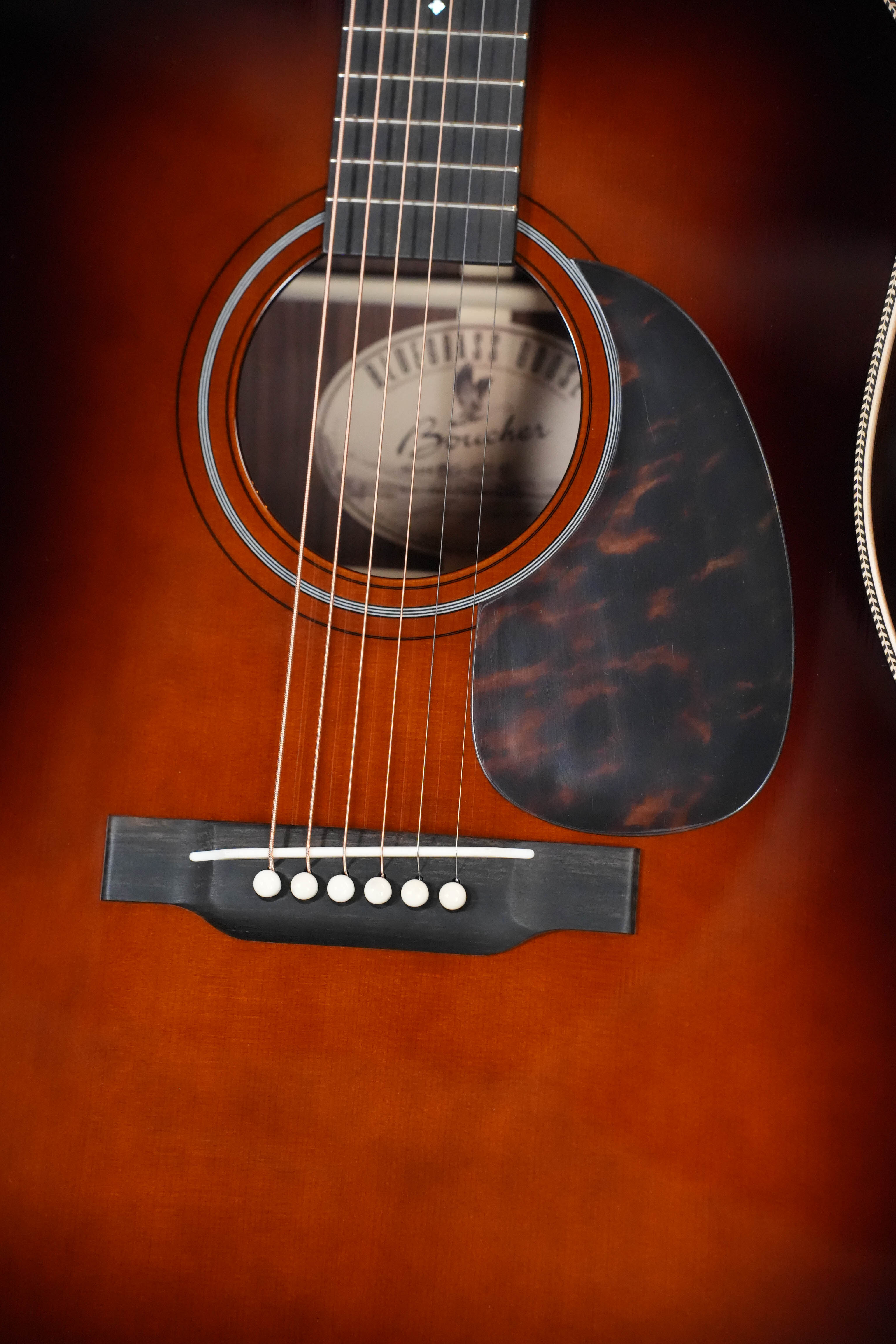 *New 2026 Model* Boucher BG-52-B Adirondack/Rosewood Bluegrass Goose Burst Pack Dreadnought Acoustic Guitar #1416