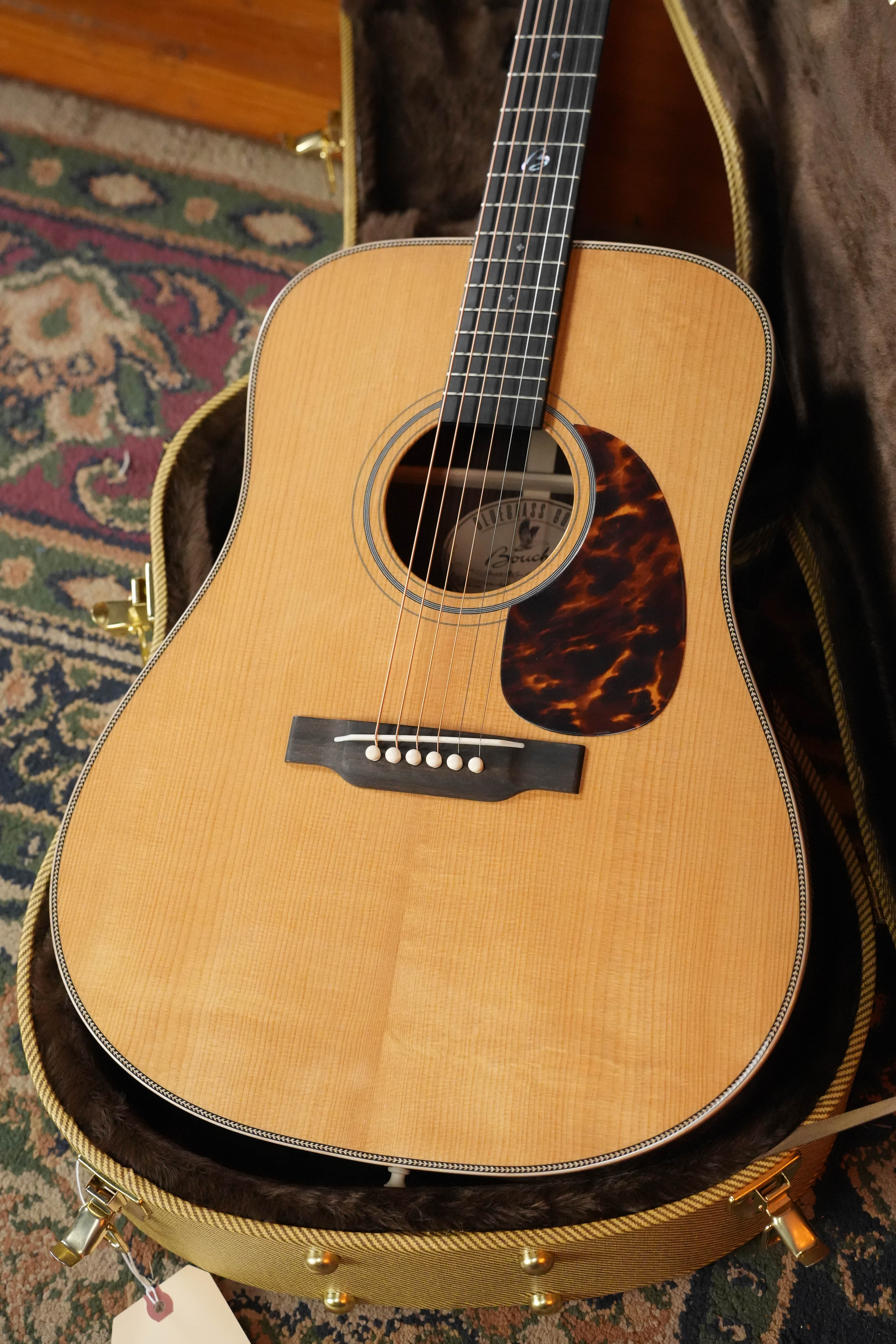 *New 2026 Model* Boucher BG-52-G Torrefied Adirondack/Rosewood Bluegrass Goose Gold Pack Dreadnought Acoustic Guitar #1410