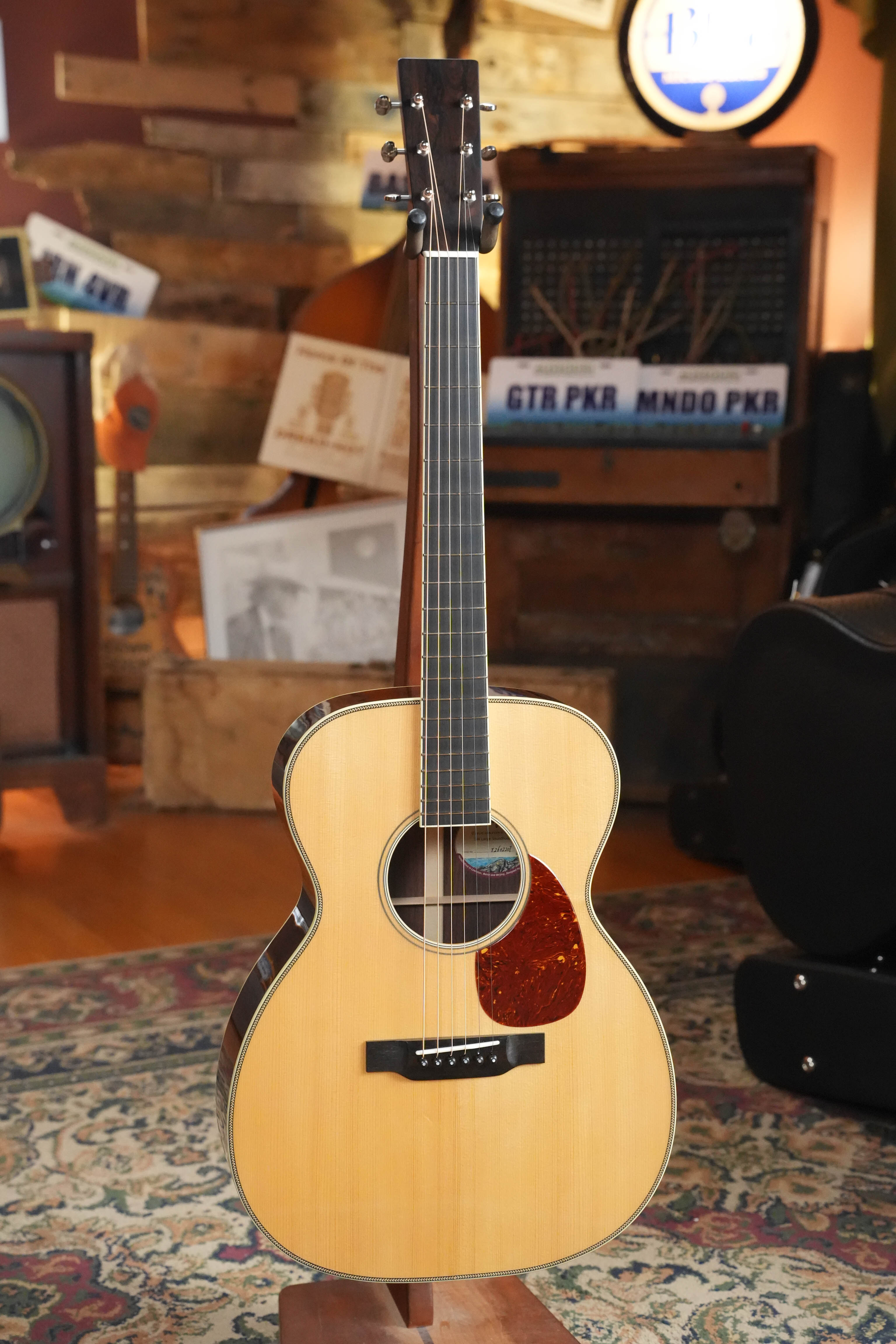 *New 2026 Model* Bourgeois Large Soundhole Touchstone Series OM Acoustic Guitar #2207