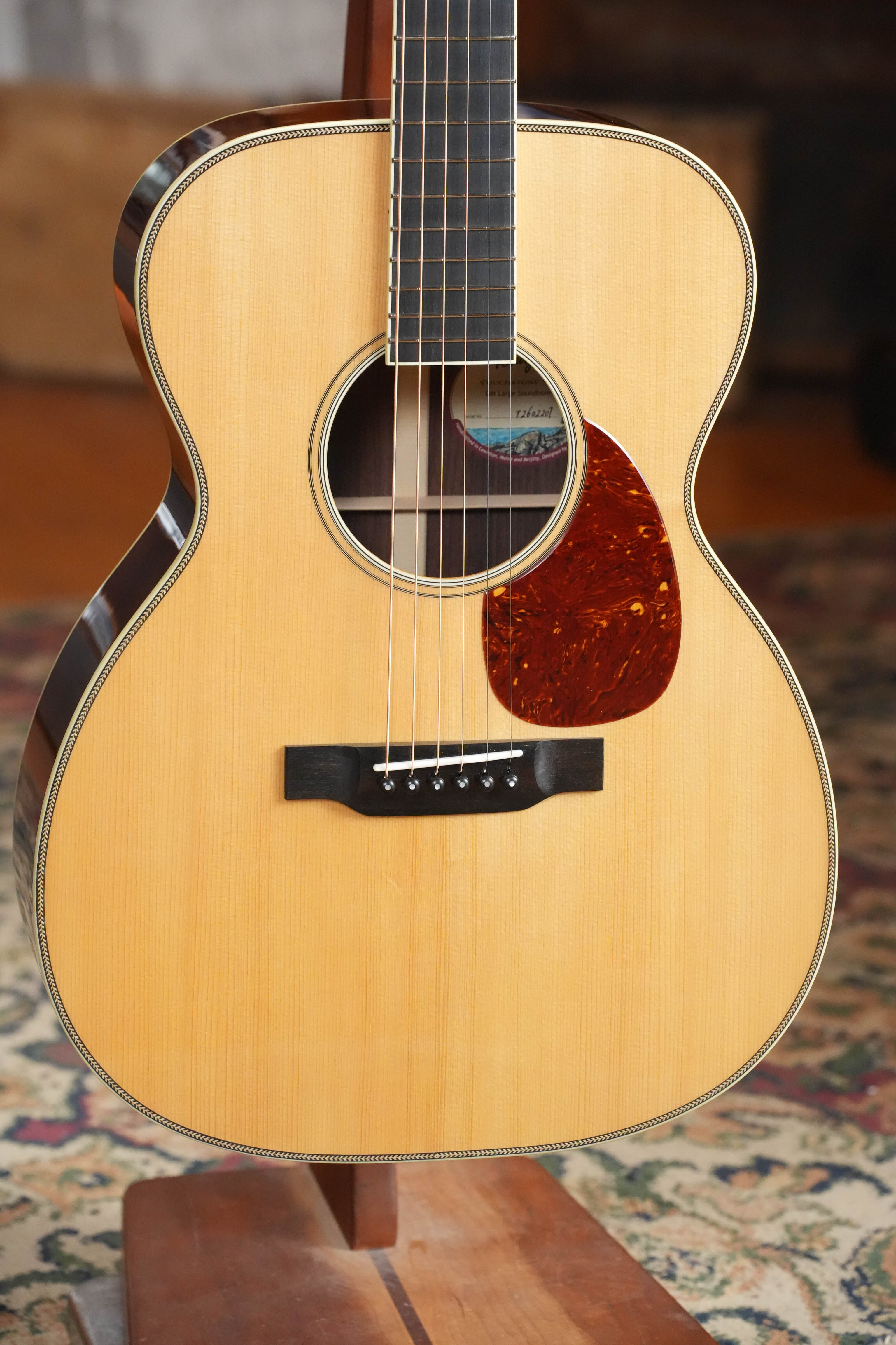 *New 2026 Model* Bourgeois Large Soundhole Touchstone Series OM Acoustic Guitar #2207