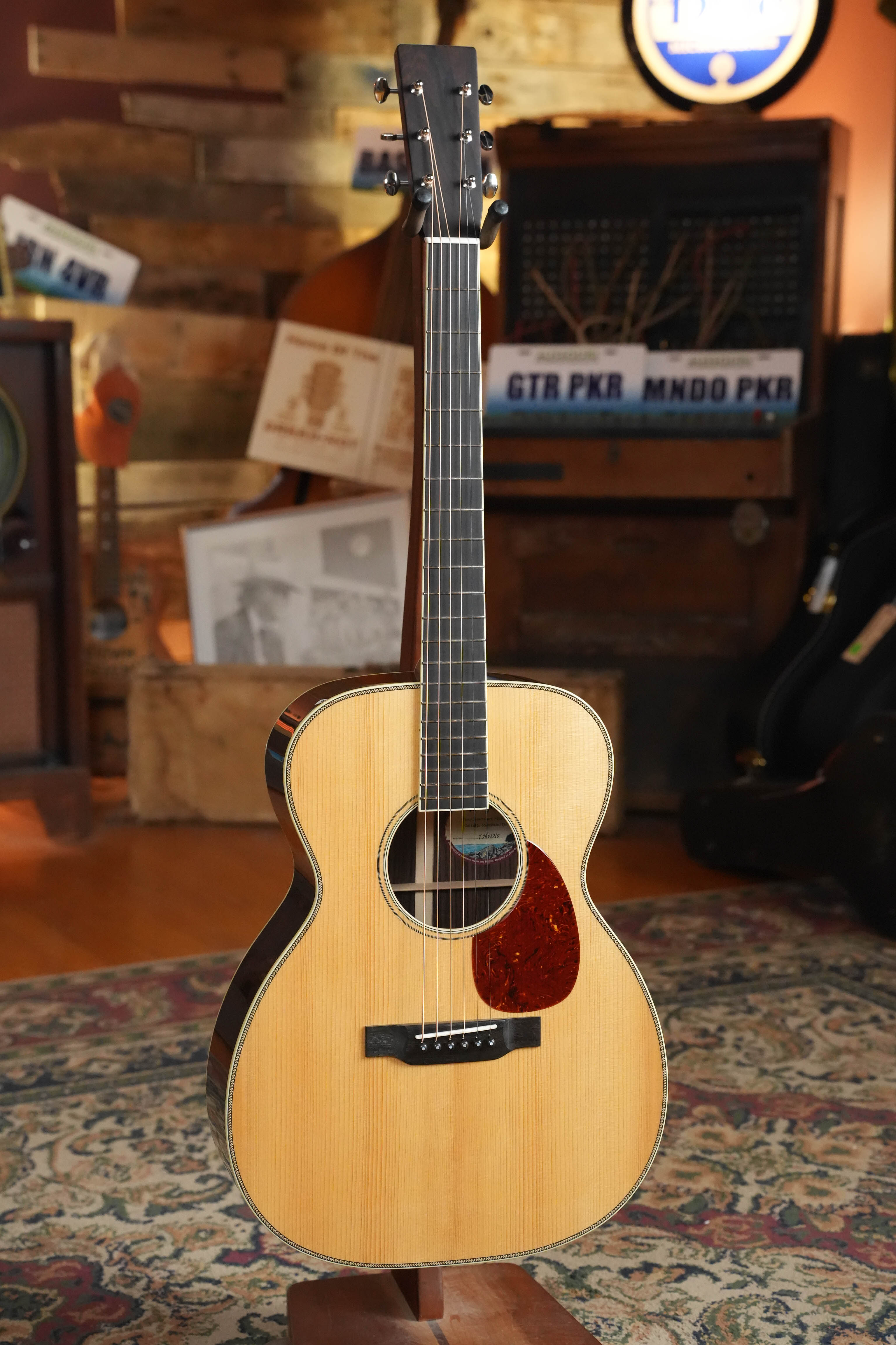 *New 2026 Model* Bourgeois Large Soundhole Touchstone Series OM Acoustic Guitar #2210