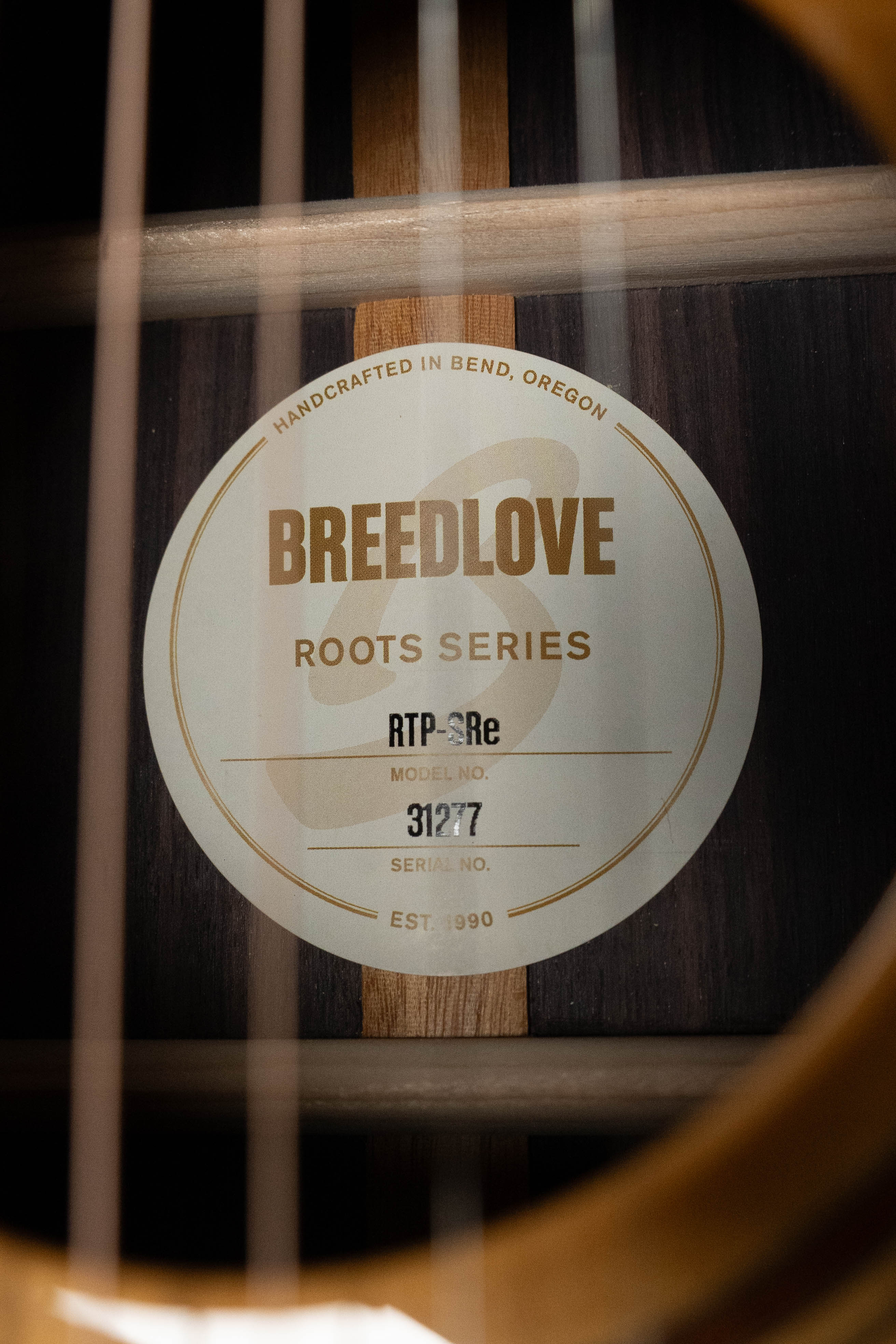 *New 2026 Model* Breedlove Roots Series Sitka/Rosewood Gloss Parlor Guitar w/LR Baggs Electronics #1277