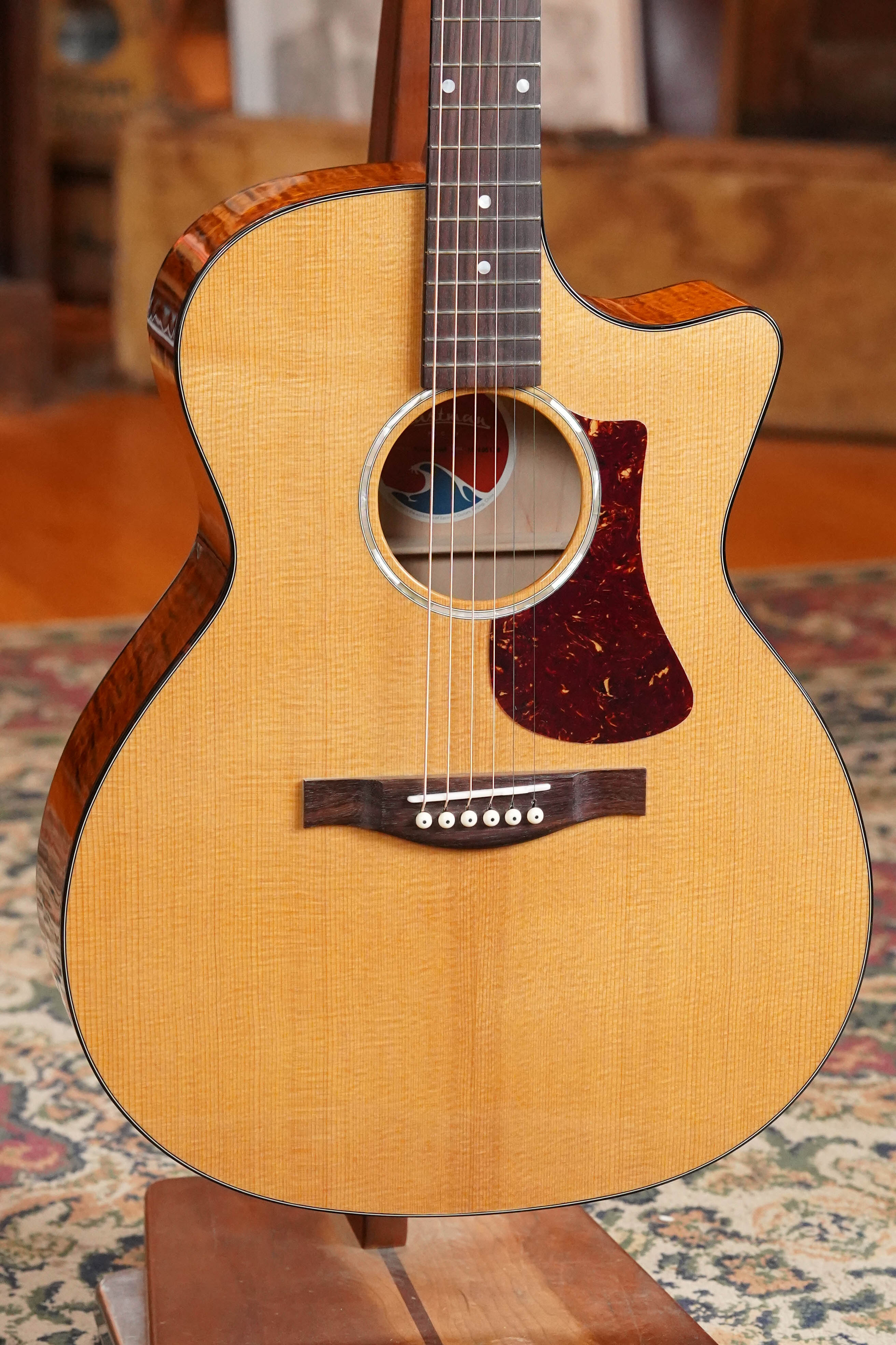 *New 2026 Model* Eastman PCH3-GACE-AB Sitka/Laminated Maple Amberburst Gloss Grand Auditorium Cutaway Guitar w/Electronics #5138