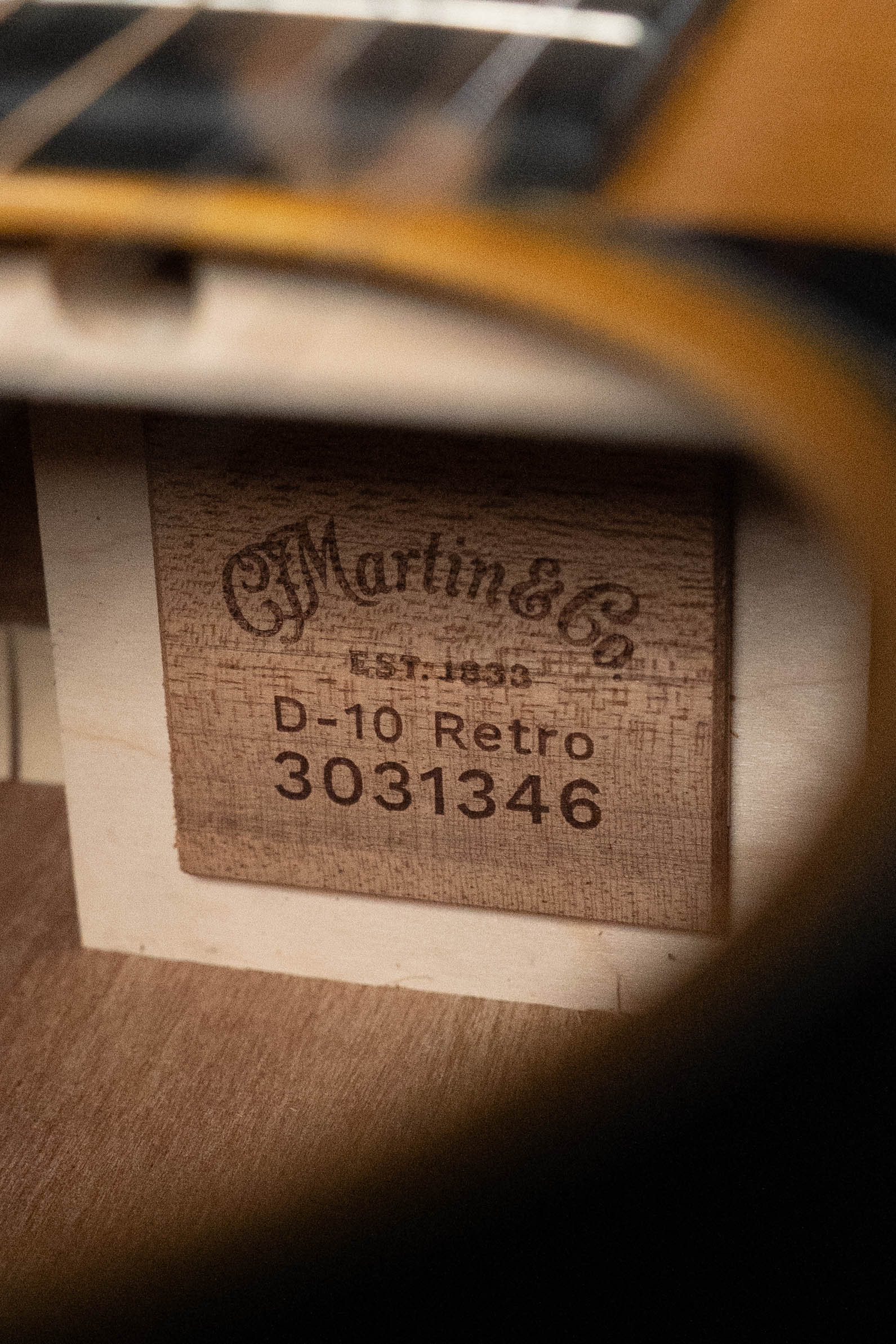 *New 2026 Model* Martin D-10E Retro Road Series Spruce/Sapele Dreadnought Guitar w/Martin Electronics #1346