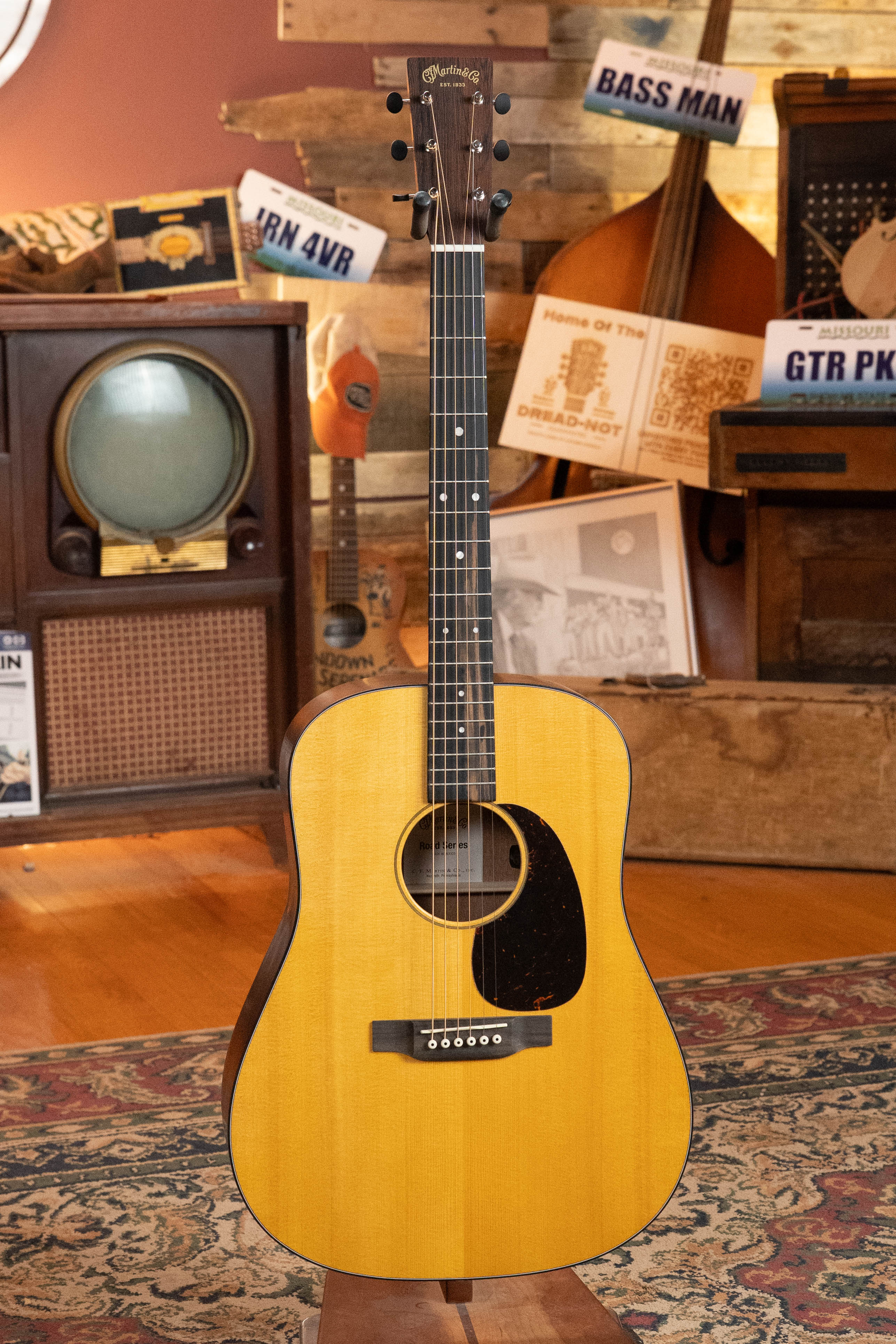 *New 2026 Model* Martin D-10E Retro Road Series Spruce/Sapele Dreadnought Guitar w/Martin Electronics #1346