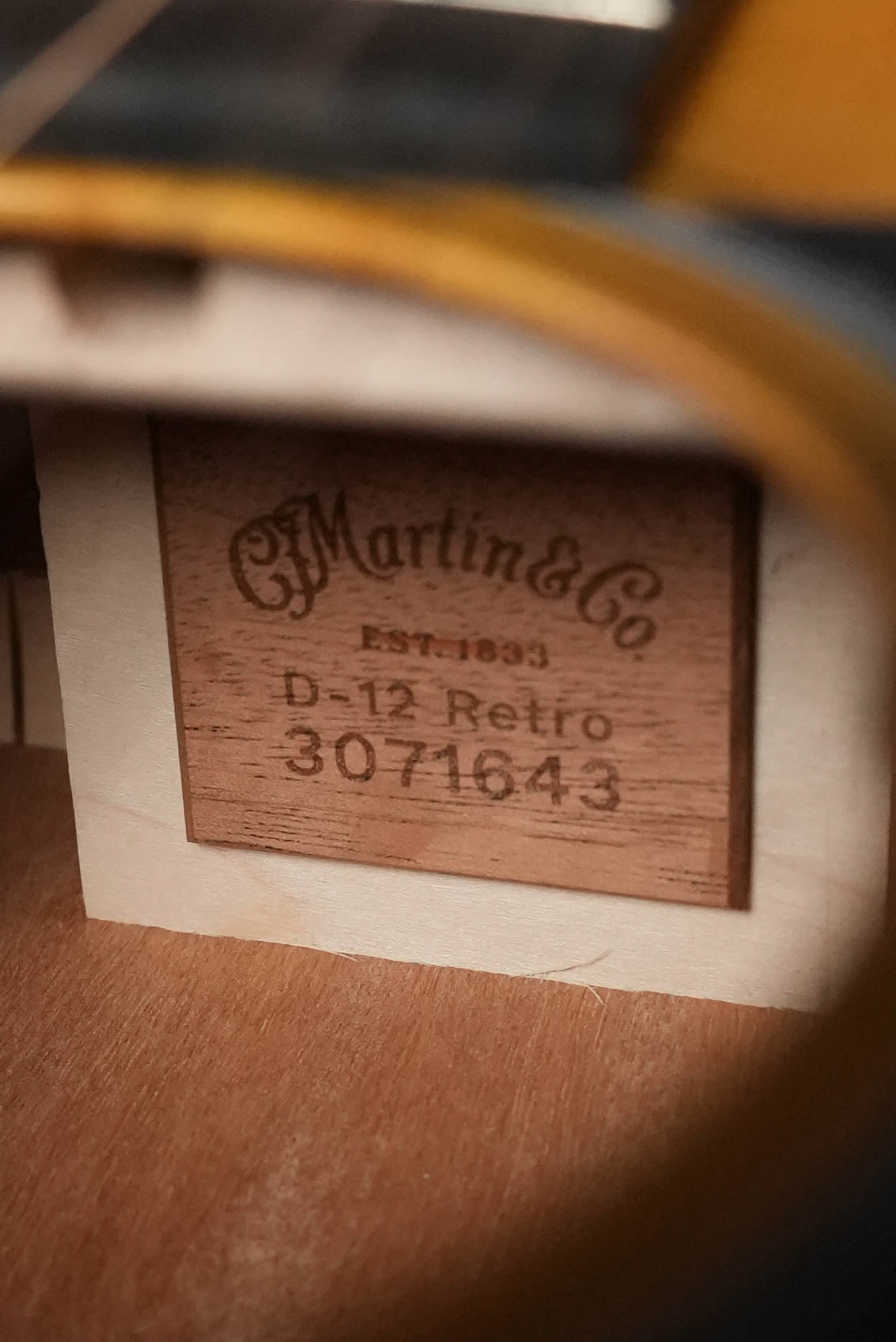 *New 2026 Model* Martin D-12E Retro Road Series Spruce/Sapele Dreadnought Guitar w/Martin Electronics #1643