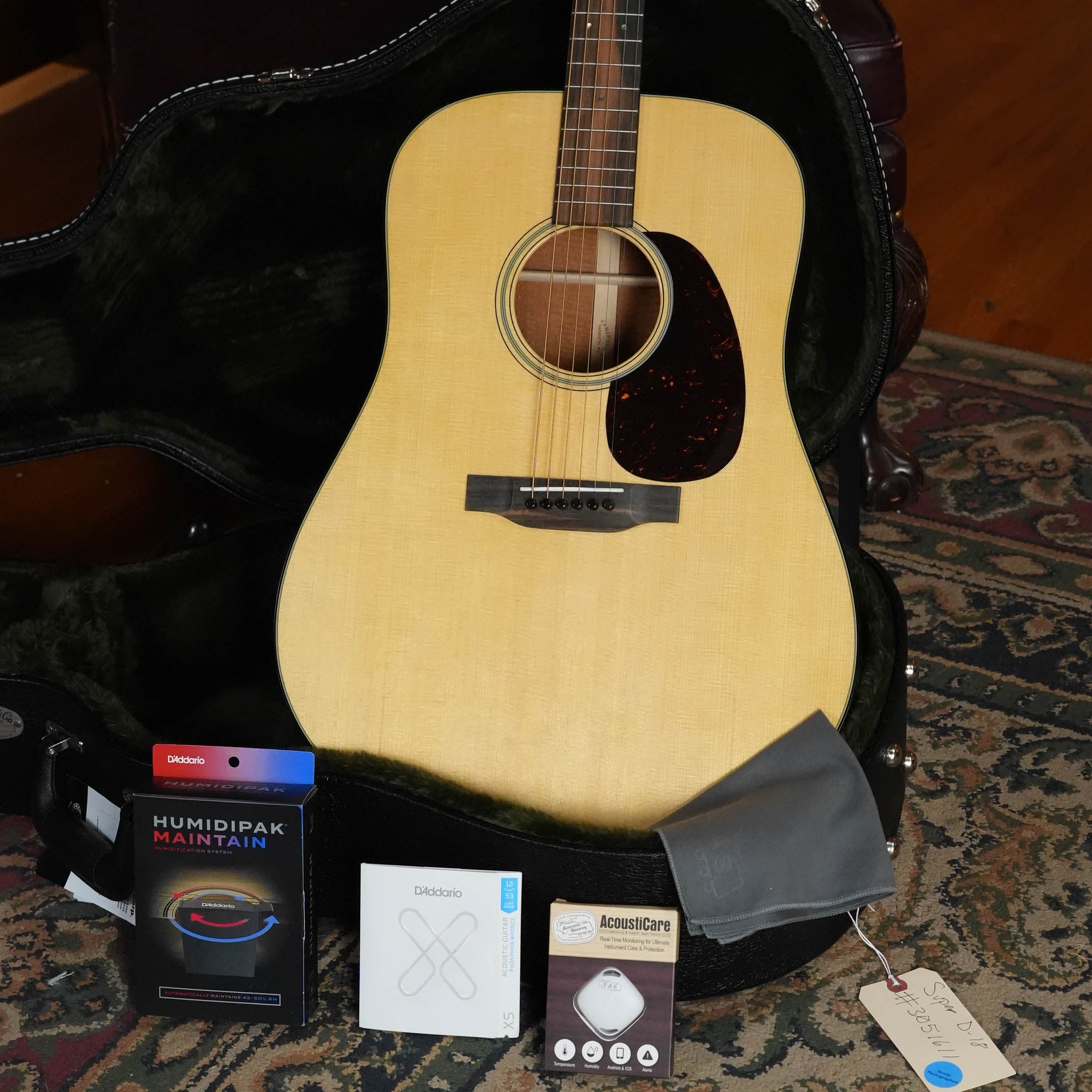 *New 2026 Model* Martin Super D-18 Spruce/Mahogany Dreadnought Acoustic Guitar #1611
