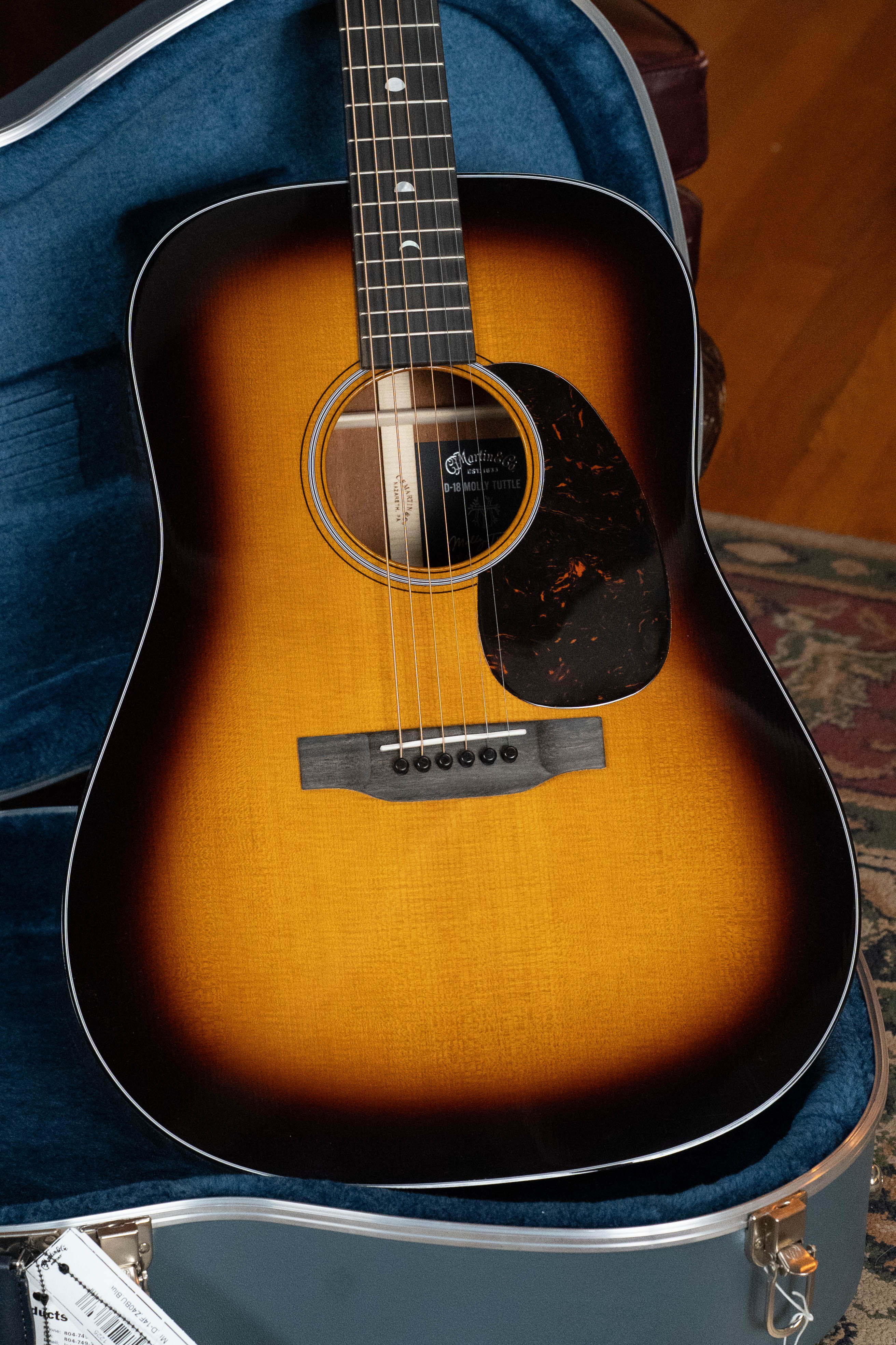 *New 2026 Model* Martin D-18 Molly Tuttle Spruce/Mahogany Dreadnought Acoustic Guitar #7538