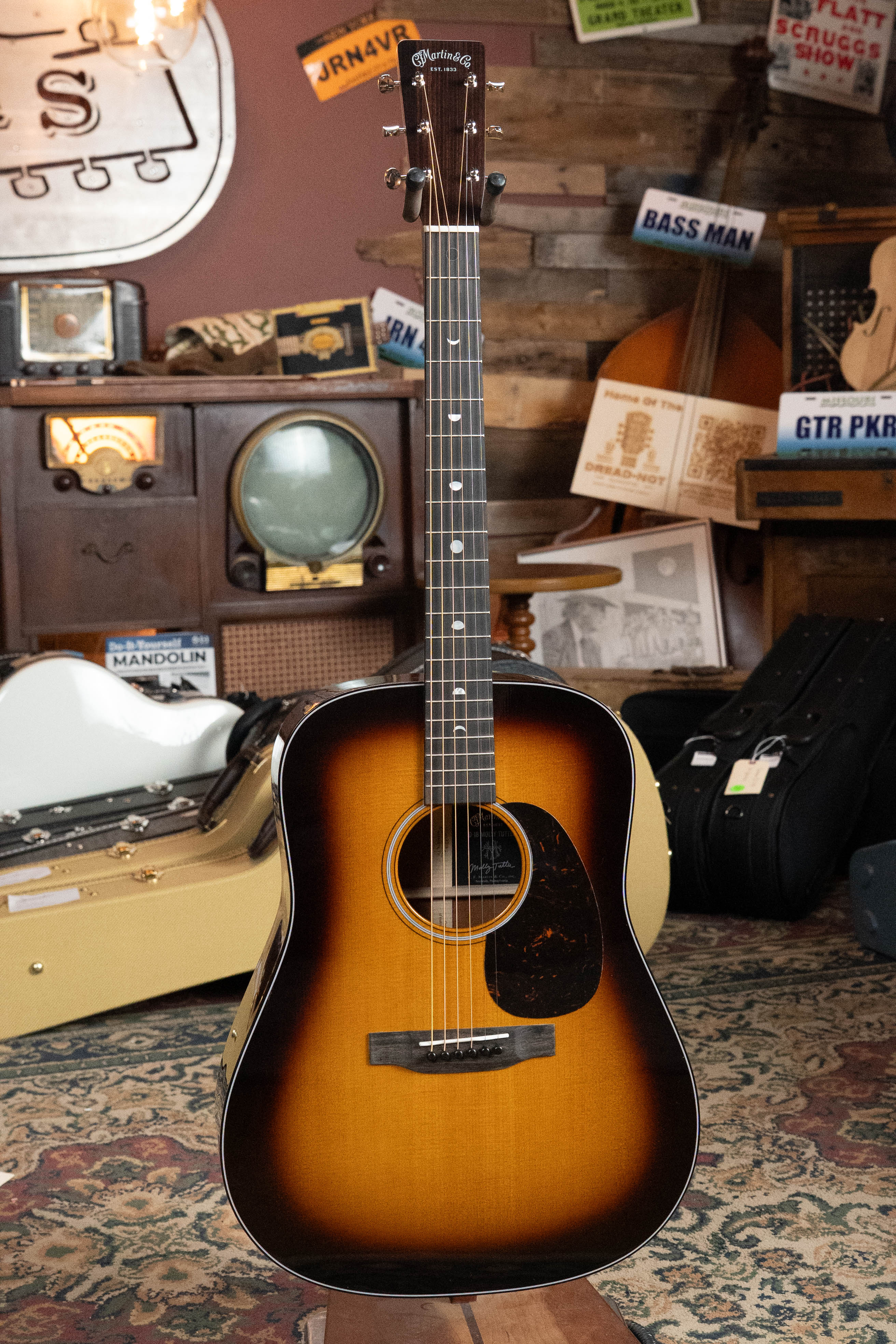 *New 2026 Model* Martin D-18 Molly Tuttle Spruce/Mahogany Dreadnought Acoustic Guitar #7538