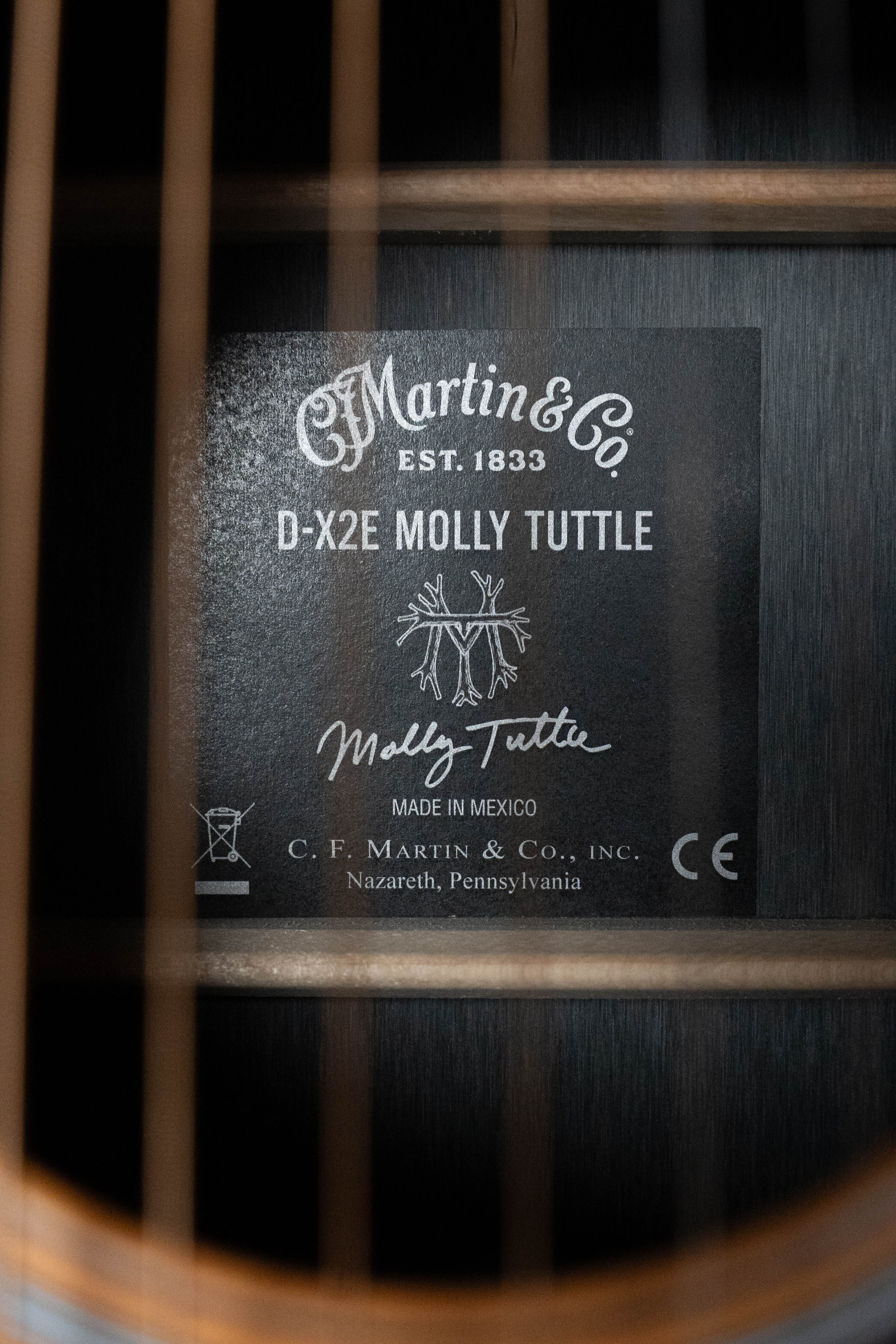 *New 2026 Model* Martin D-X2E Molly Tuttle Spruce/HPL Mahogany Dreadnought Guitar w/Martin Electronics #3781